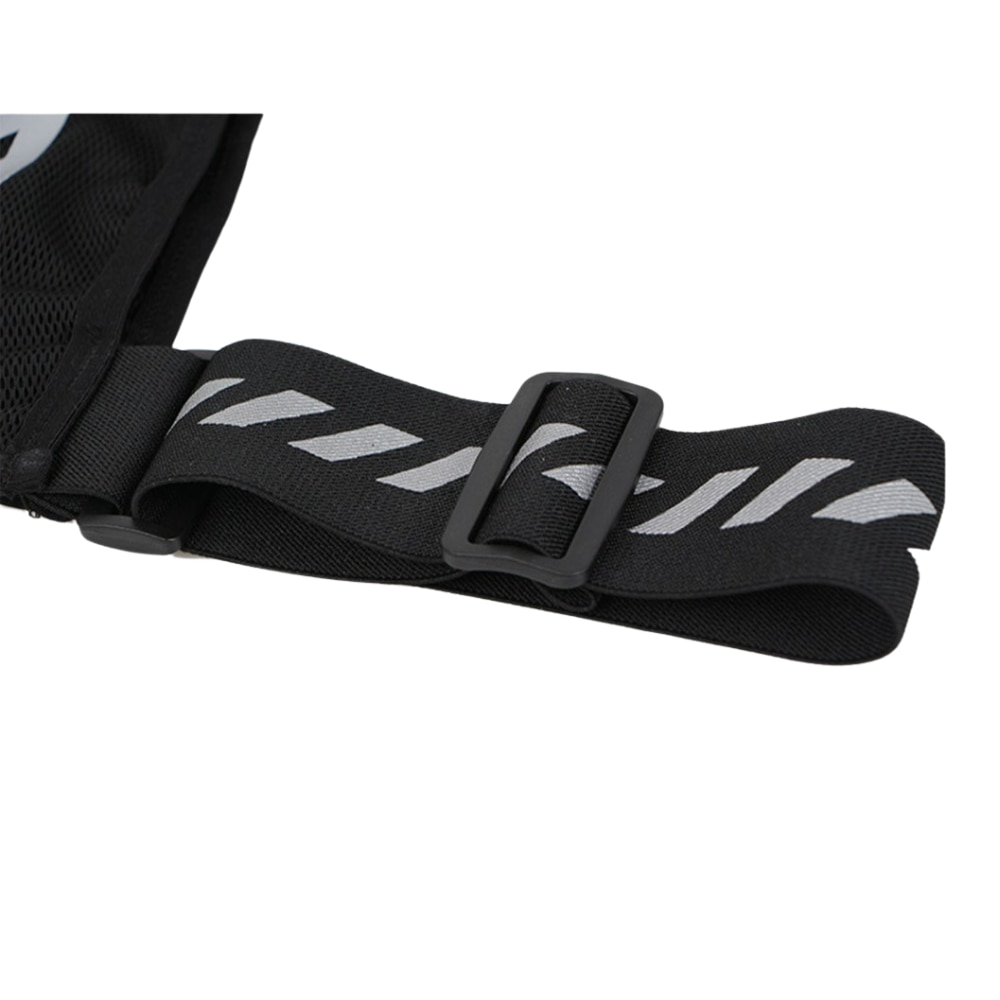 Chaleco runiversal eflectante para correr con bolsillo, negro