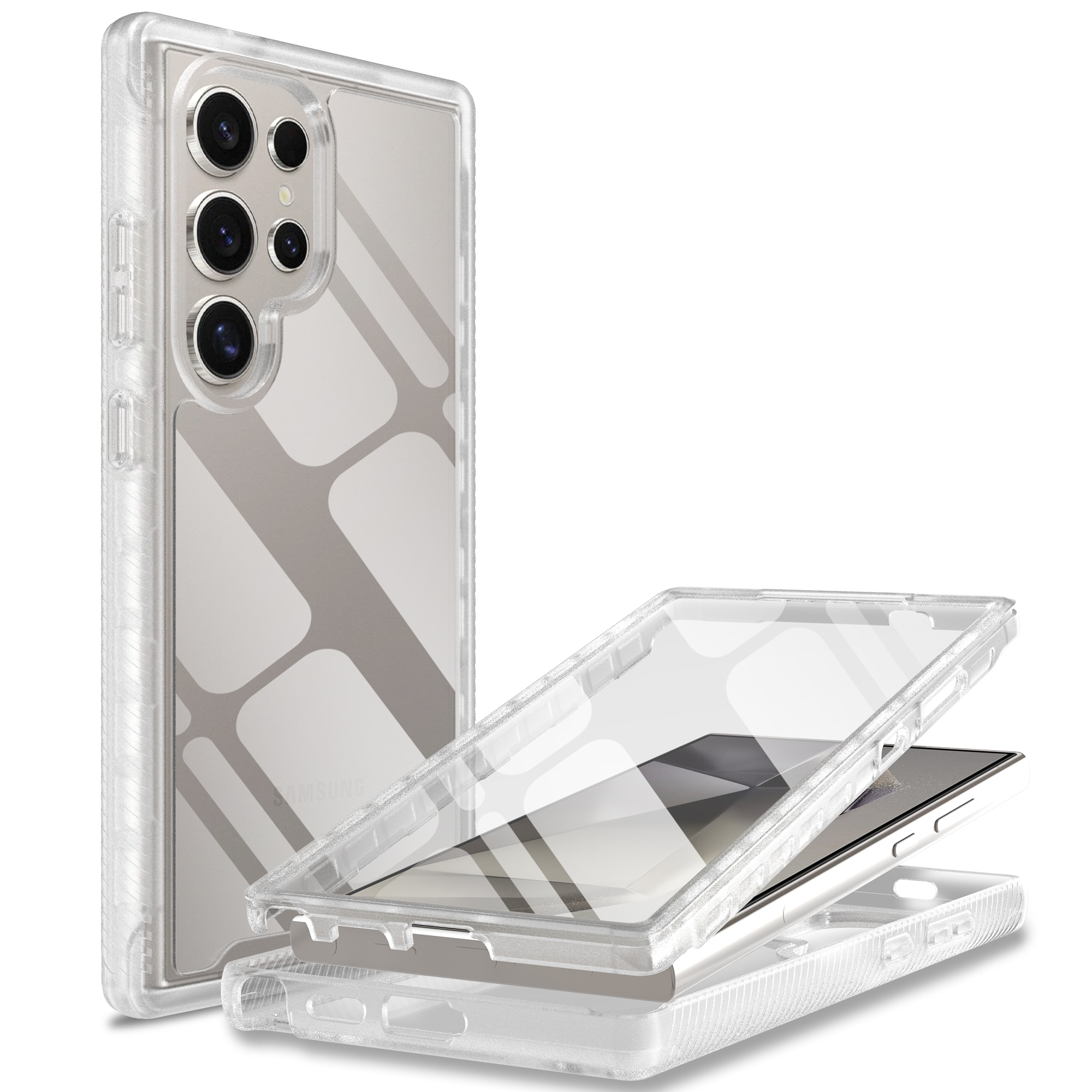 Funda Full Protection Samsung Galaxy S22 Ultra Transparente