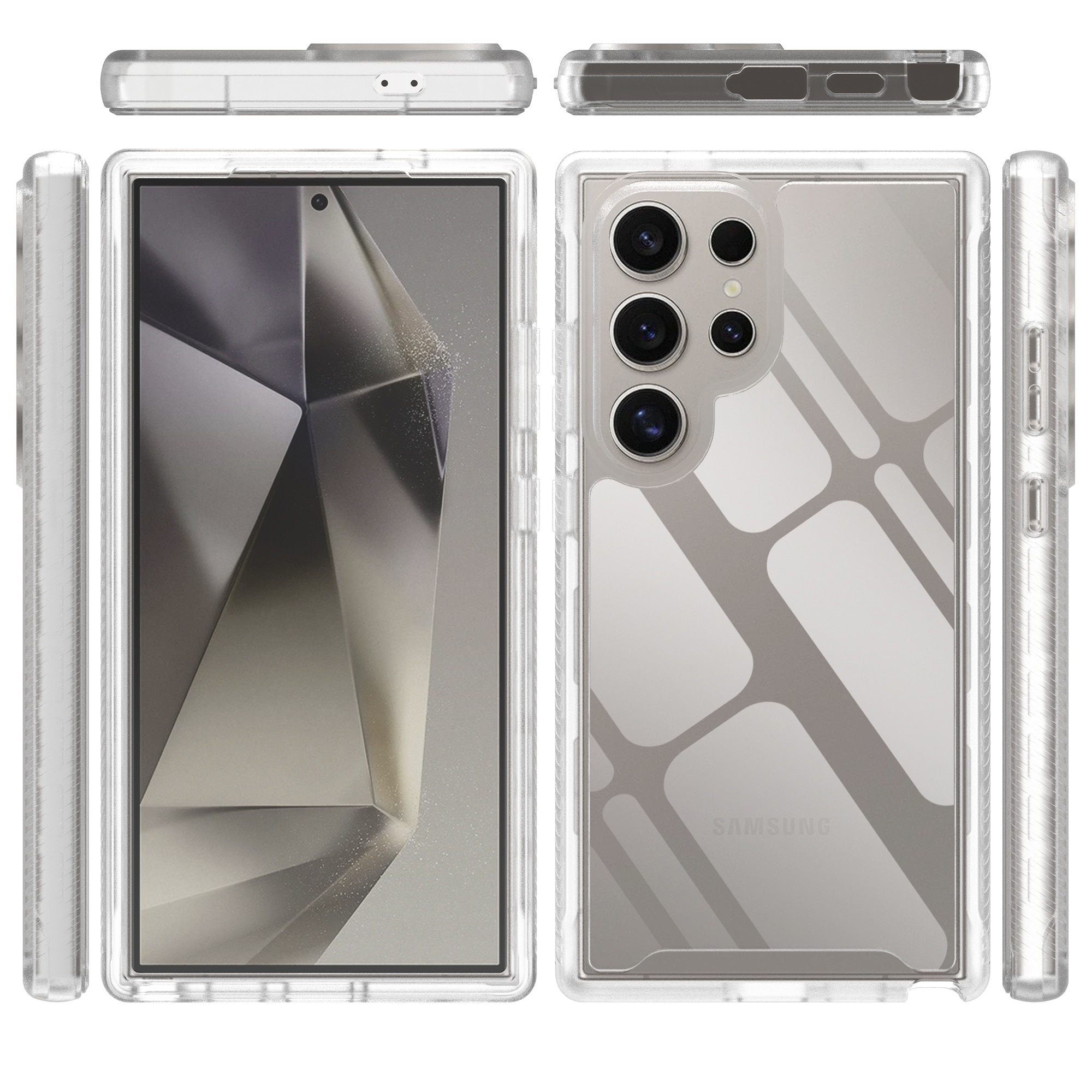Funda Full Protection Samsung Galaxy S22 Ultra Transparente