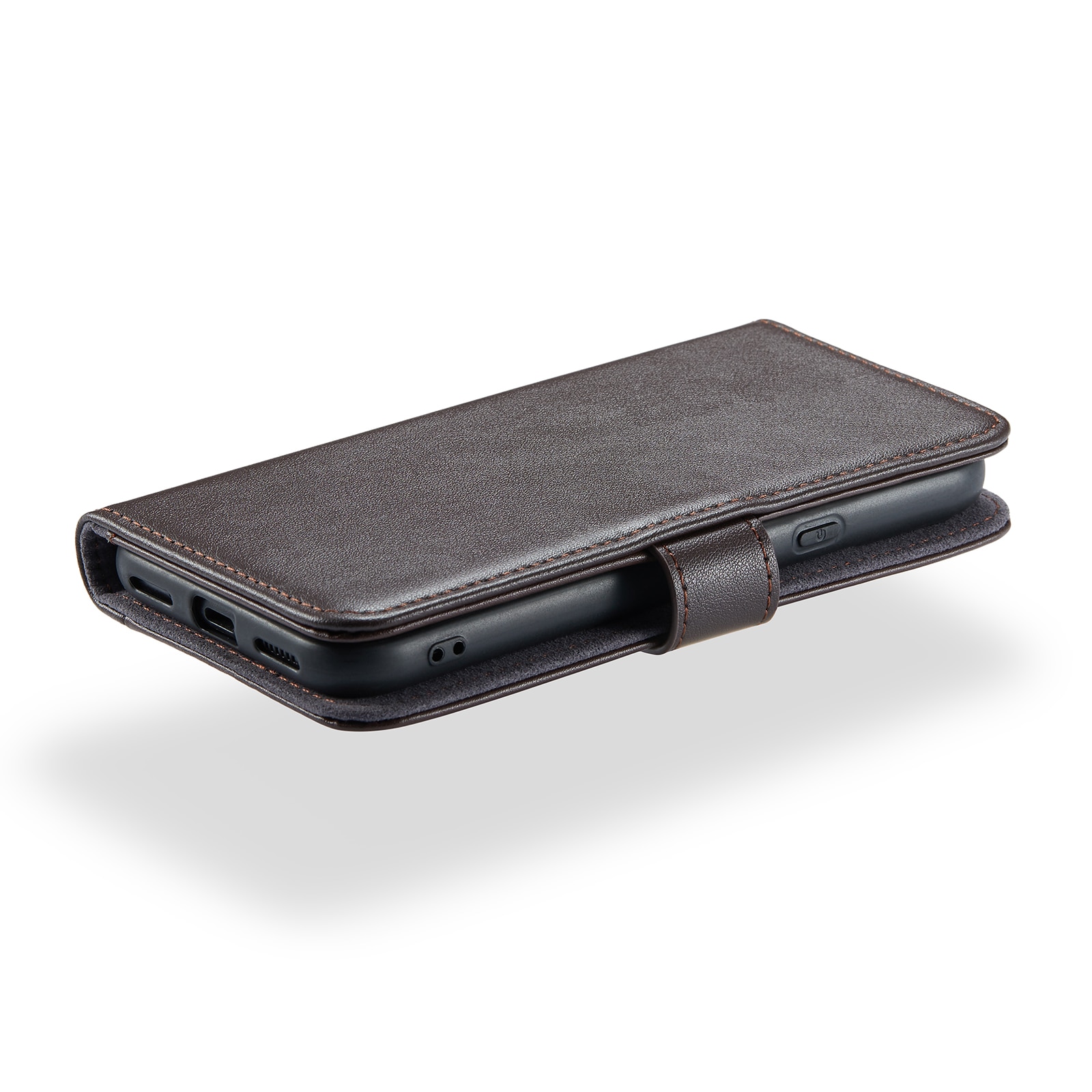 Funda de cuero genuino Google Pixel 8a, Marrón