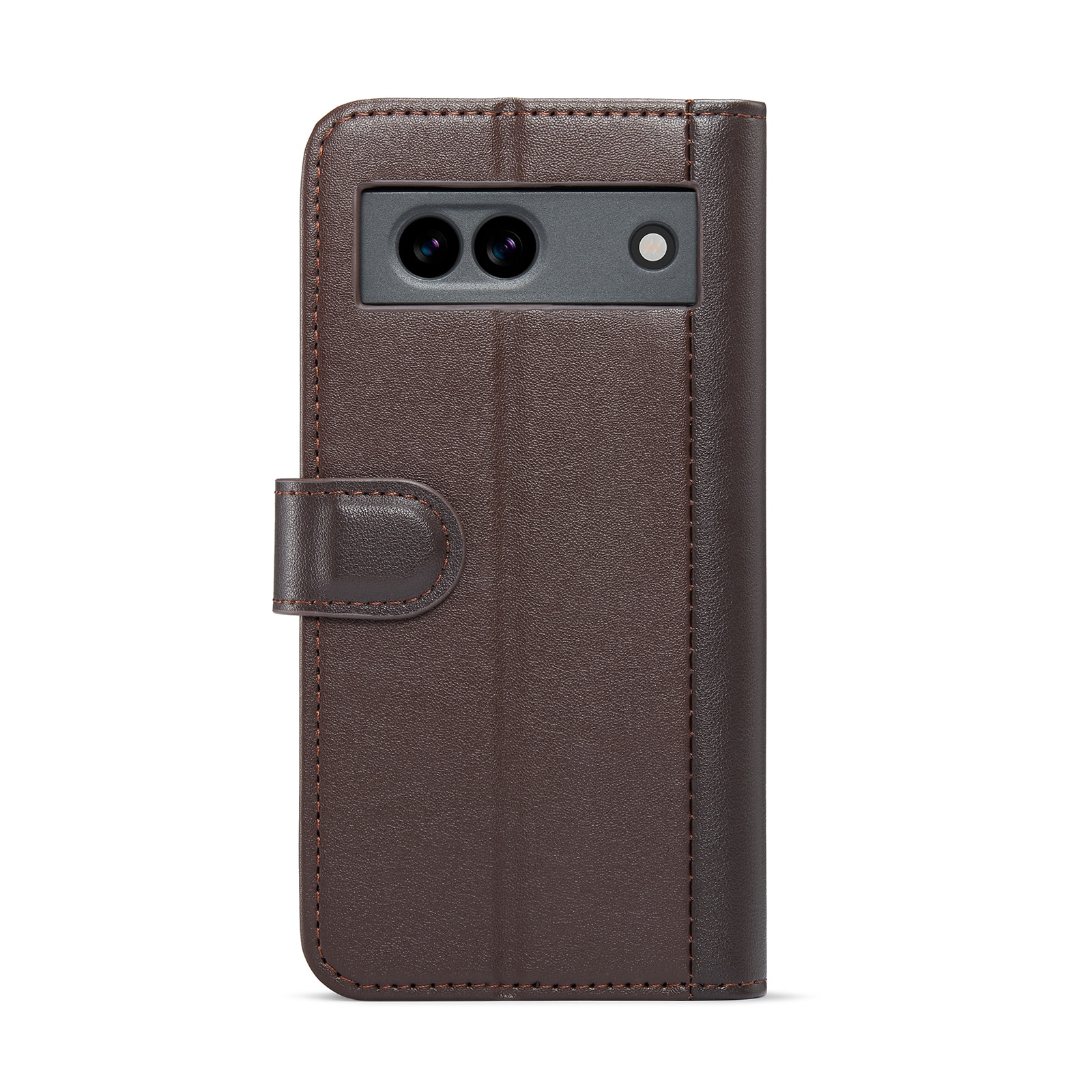 Funda de cuero genuino Google Pixel 8a, Marrón
