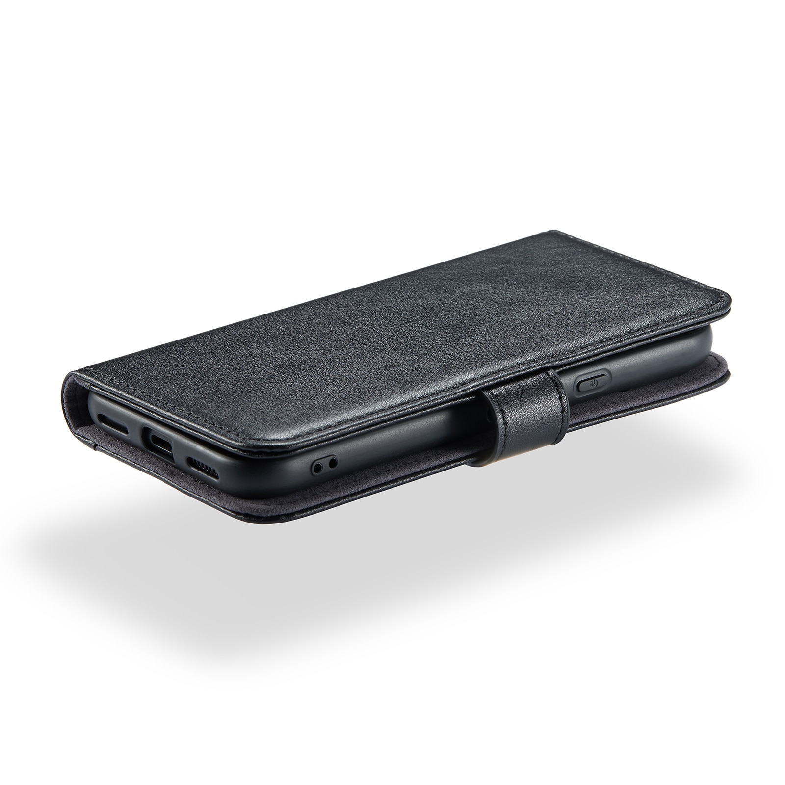 Funda de cuero genuino Google Pixel 8a, Negro