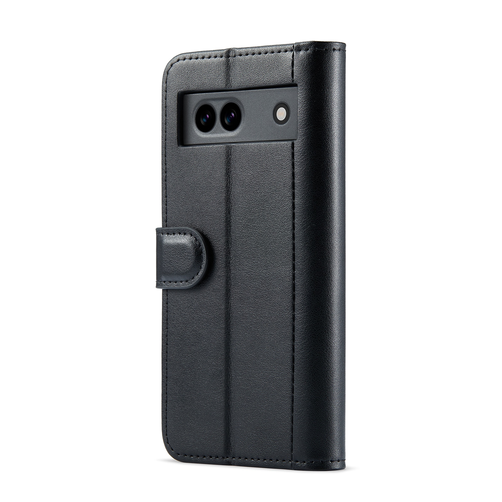 Funda de cuero genuino Google Pixel 8a, Negro