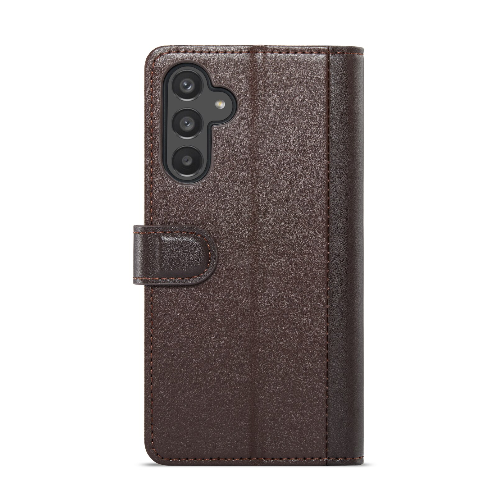 Funda de cuero genuino Samsung Galaxy A25, Marrón