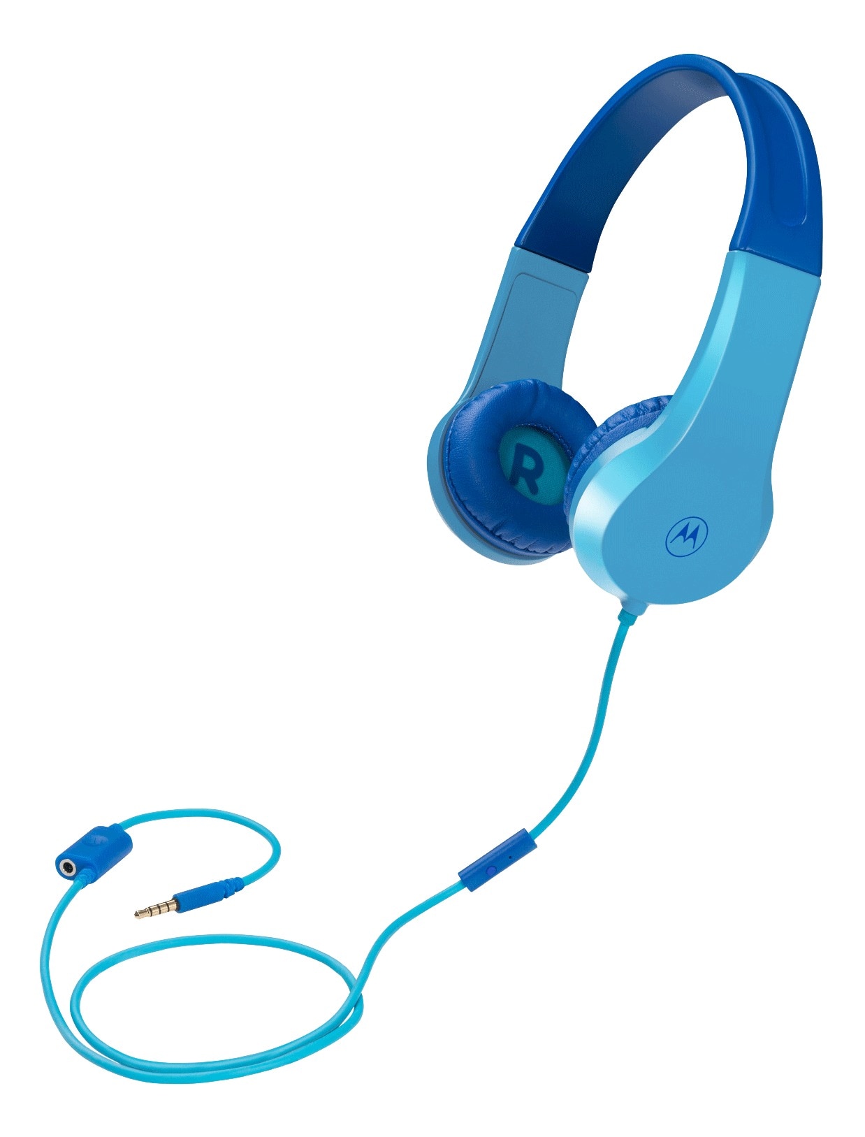 Moto JR200 On-Ear Auriculares Anfantiles, azul