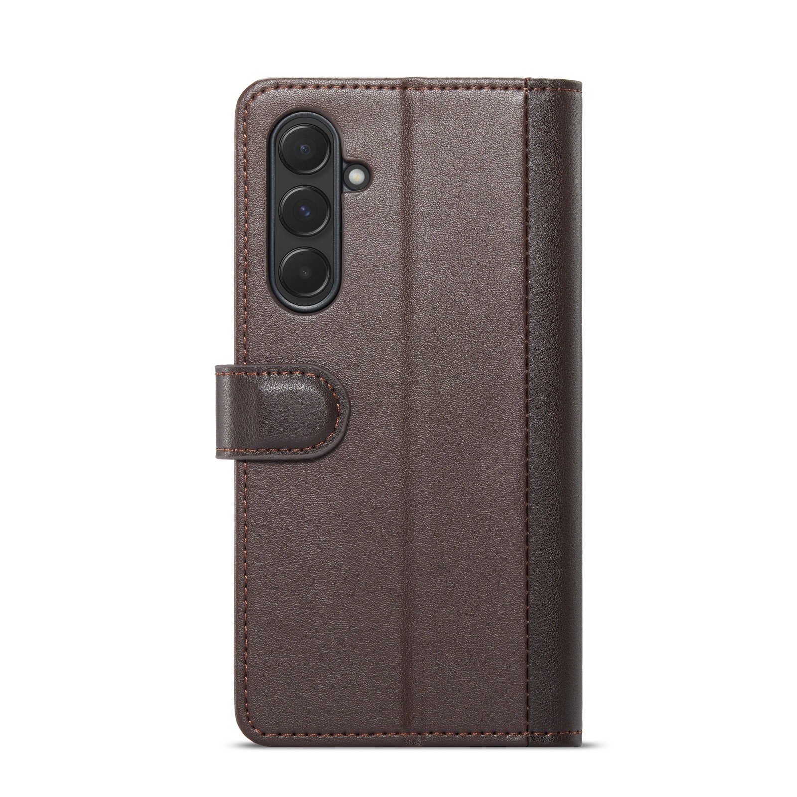 Funda de cuero genuino Samsung Galaxy A35, Marrón