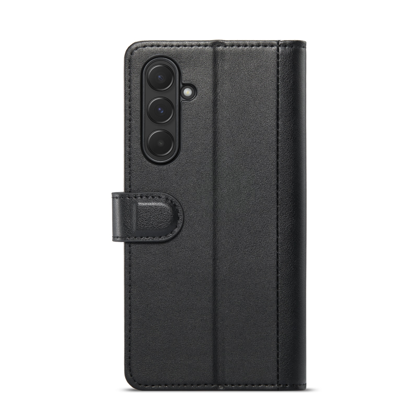 Funda de cuero genuino Samsung Galaxy A35, Negro