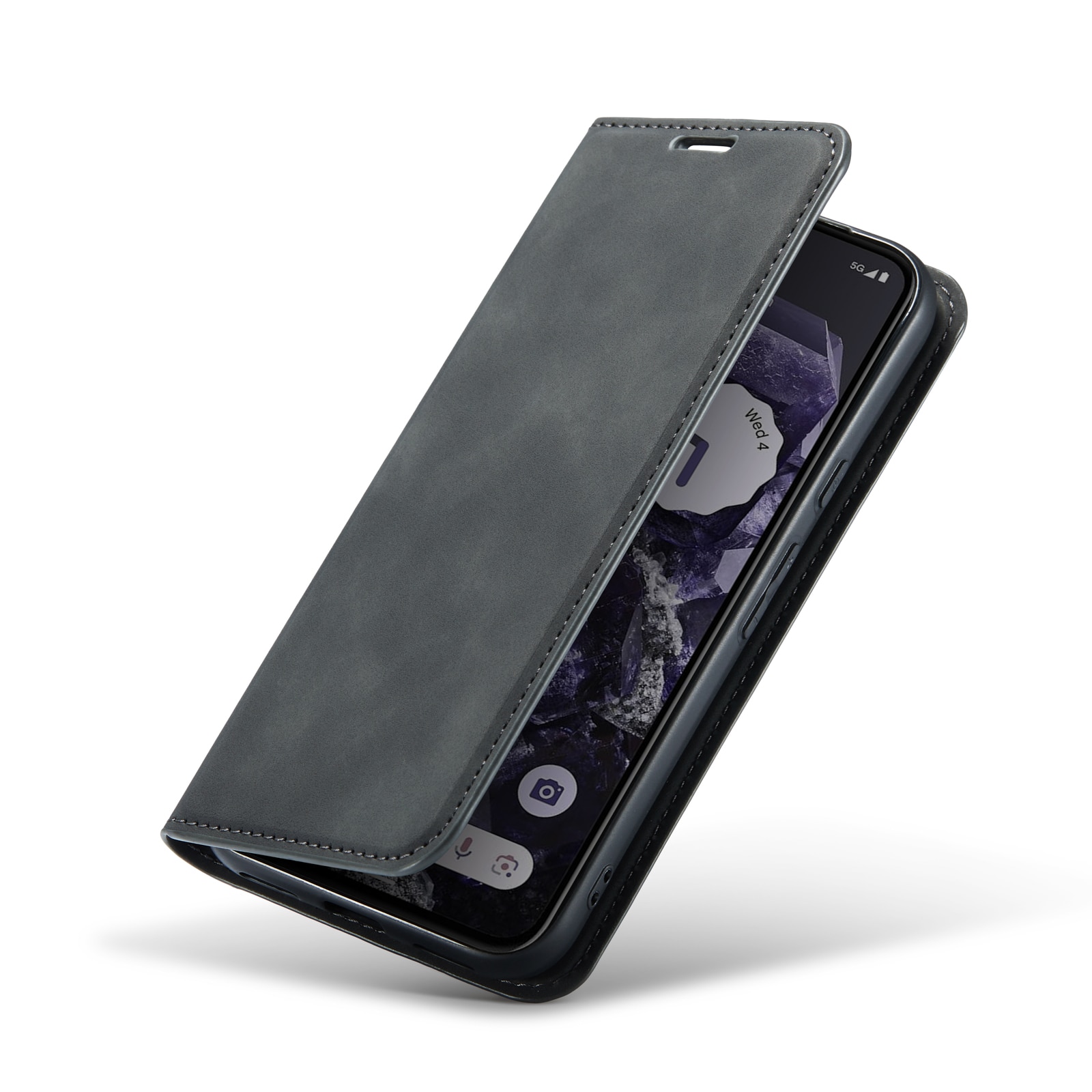 Funda delgada cartera Google Pixel 8a Negro