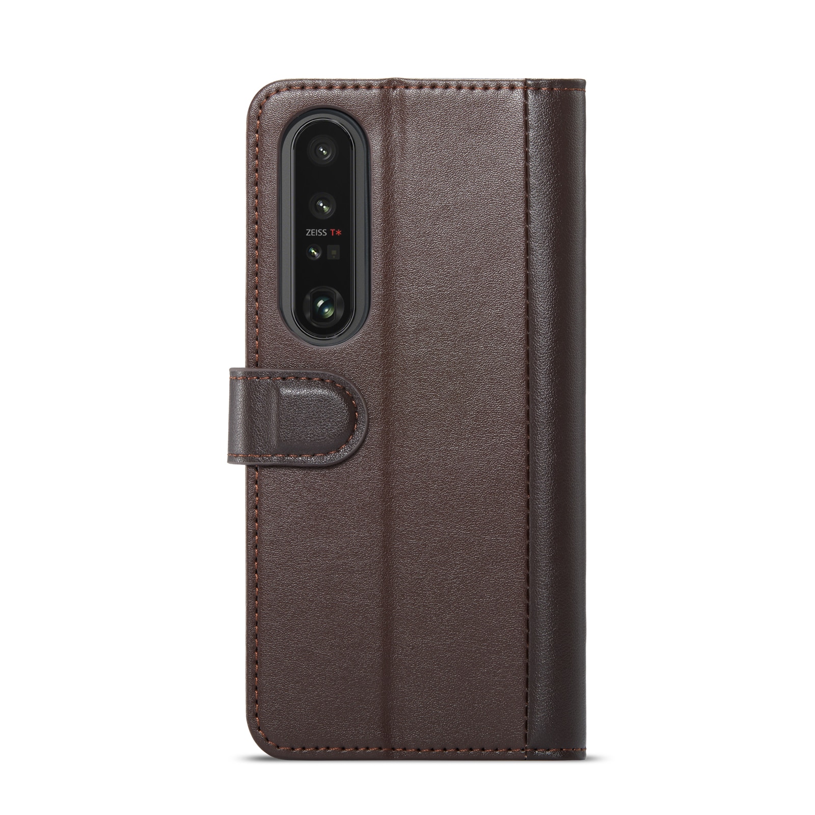 Funda de cuero genuino Sony Xperia 1 VI, Marrón