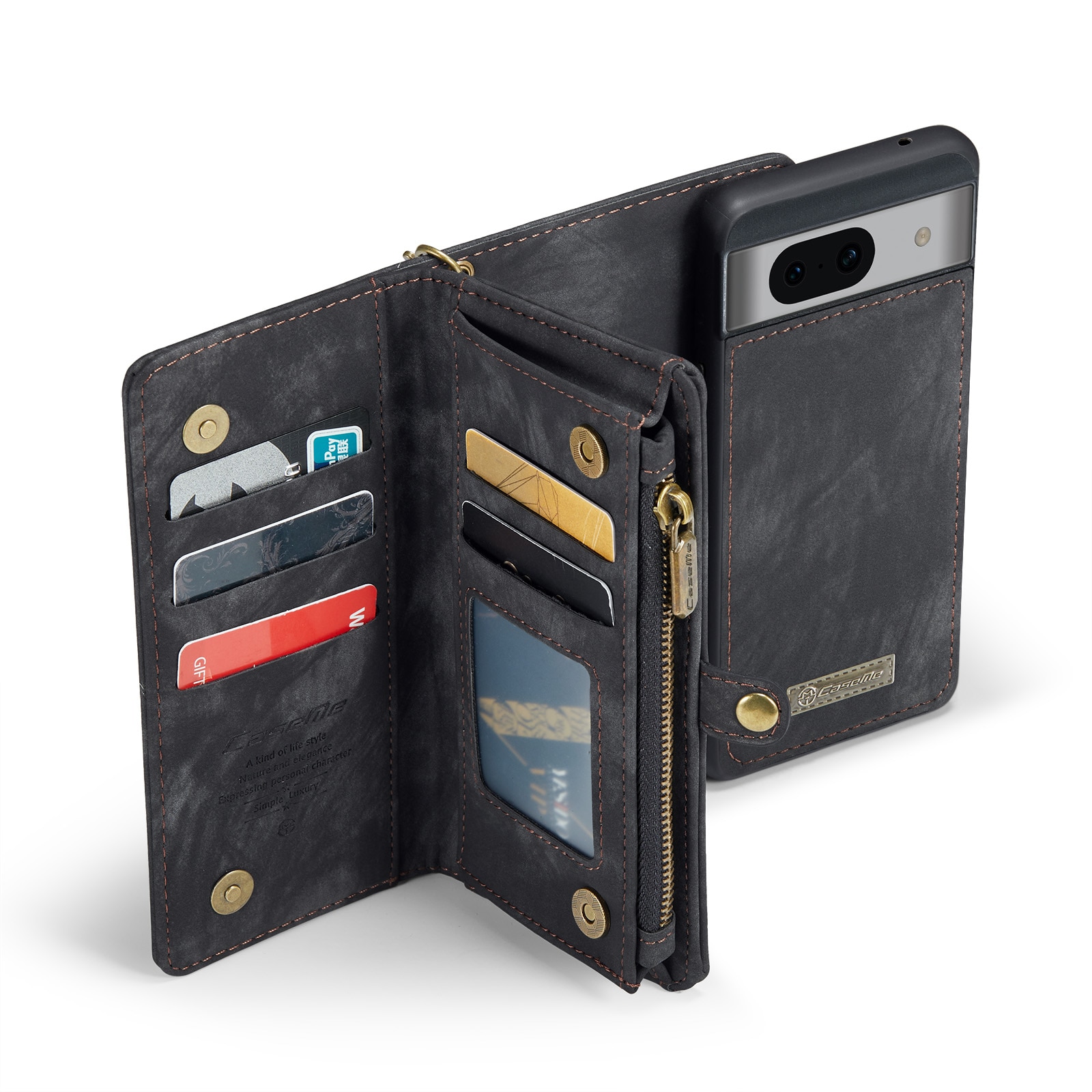Cartera Multi-Slot Google Pixel 8a Gris