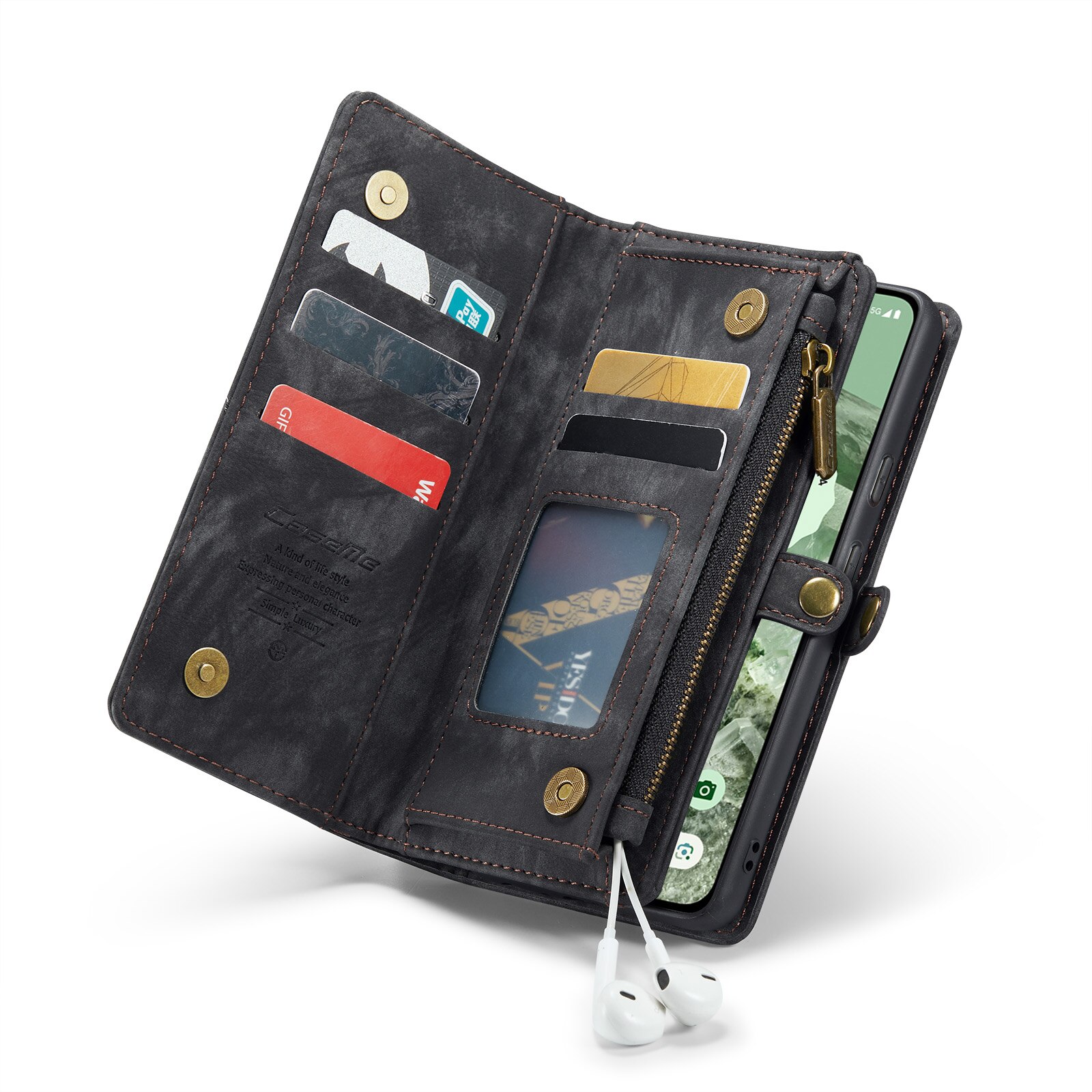 Cartera Multi-Slot Google Pixel 8a Gris