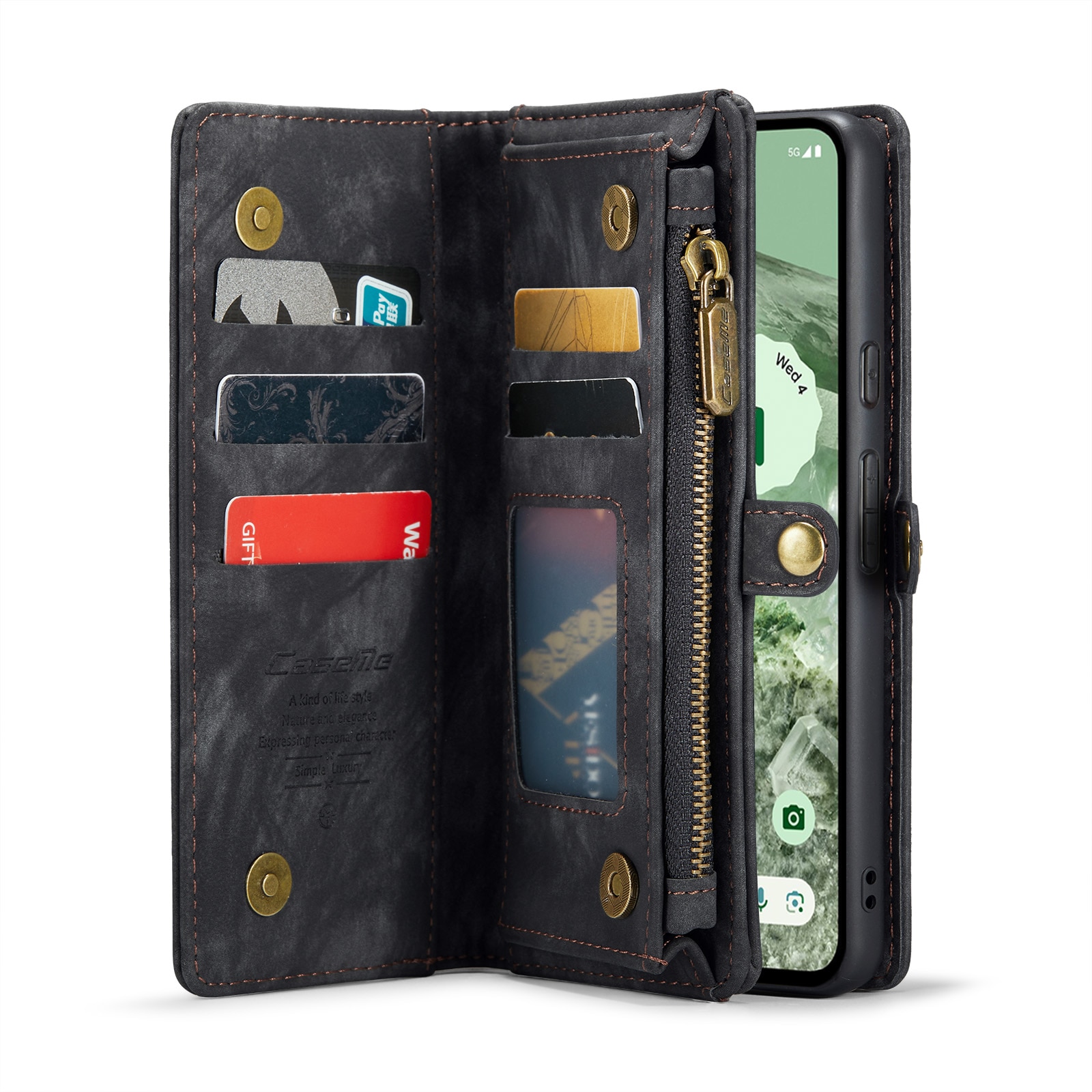 Cartera Multi-Slot Google Pixel 8a Gris