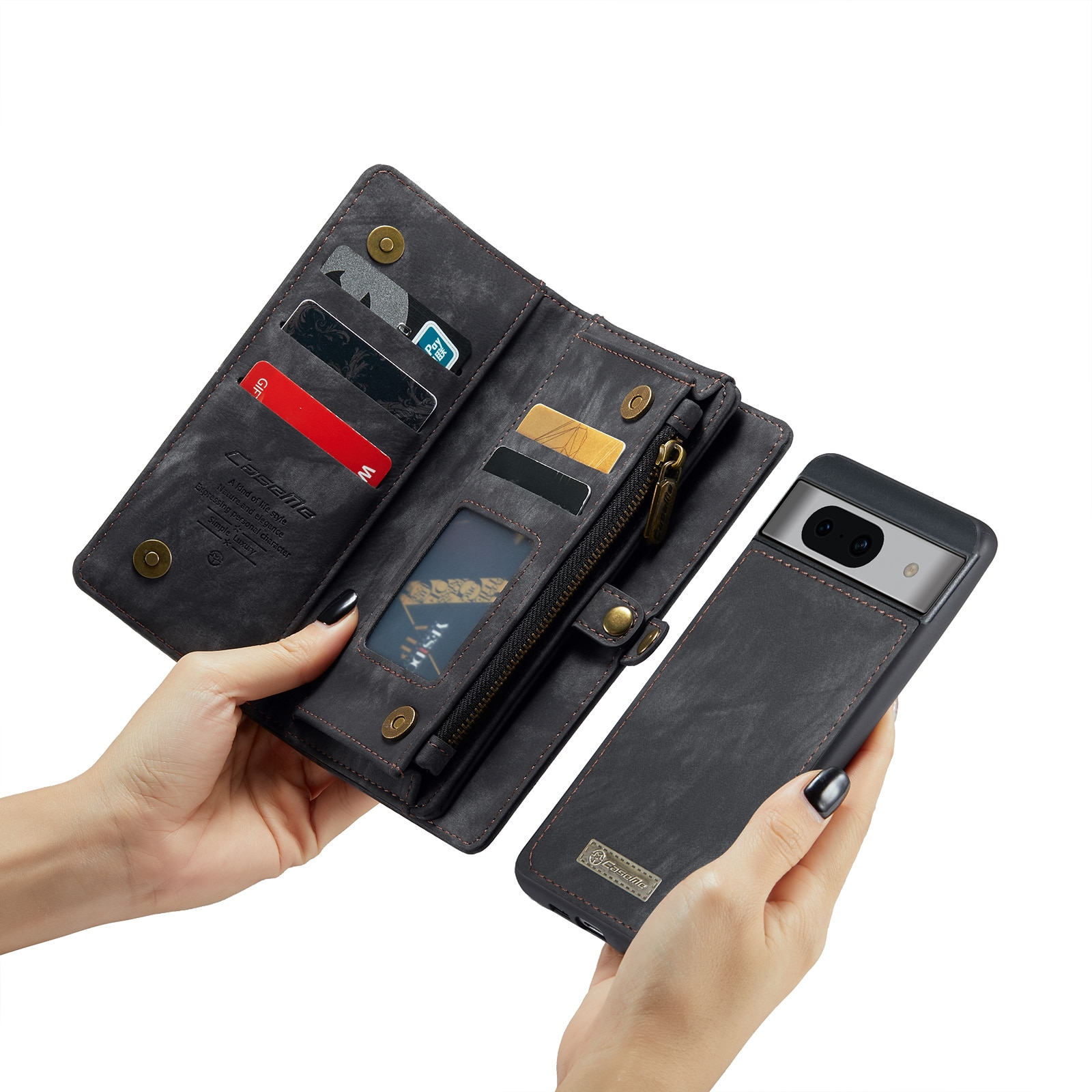 Cartera Multi-Slot Google Pixel 8a Gris