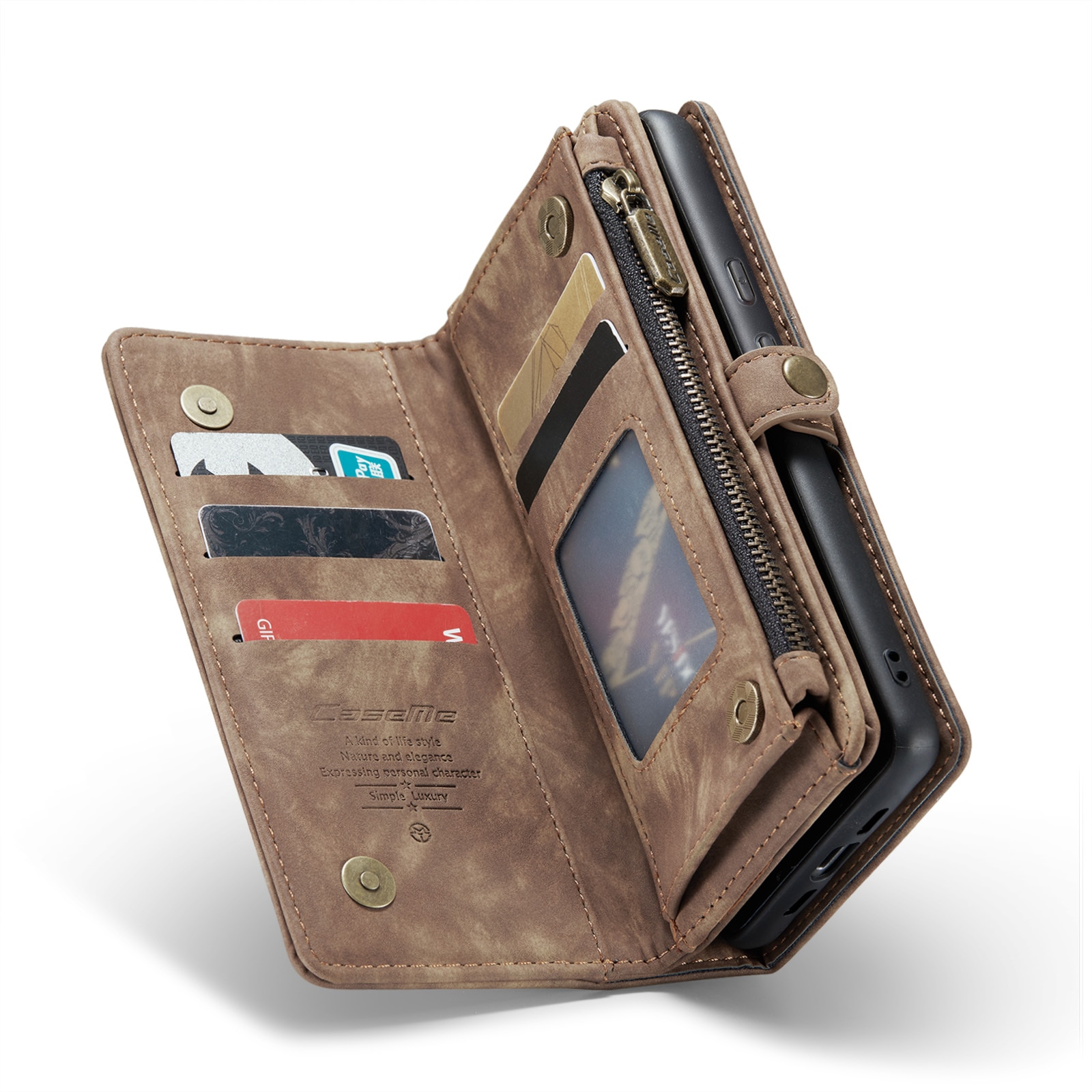 Cartera Multi-Slot Google Pixel 8a Marrón