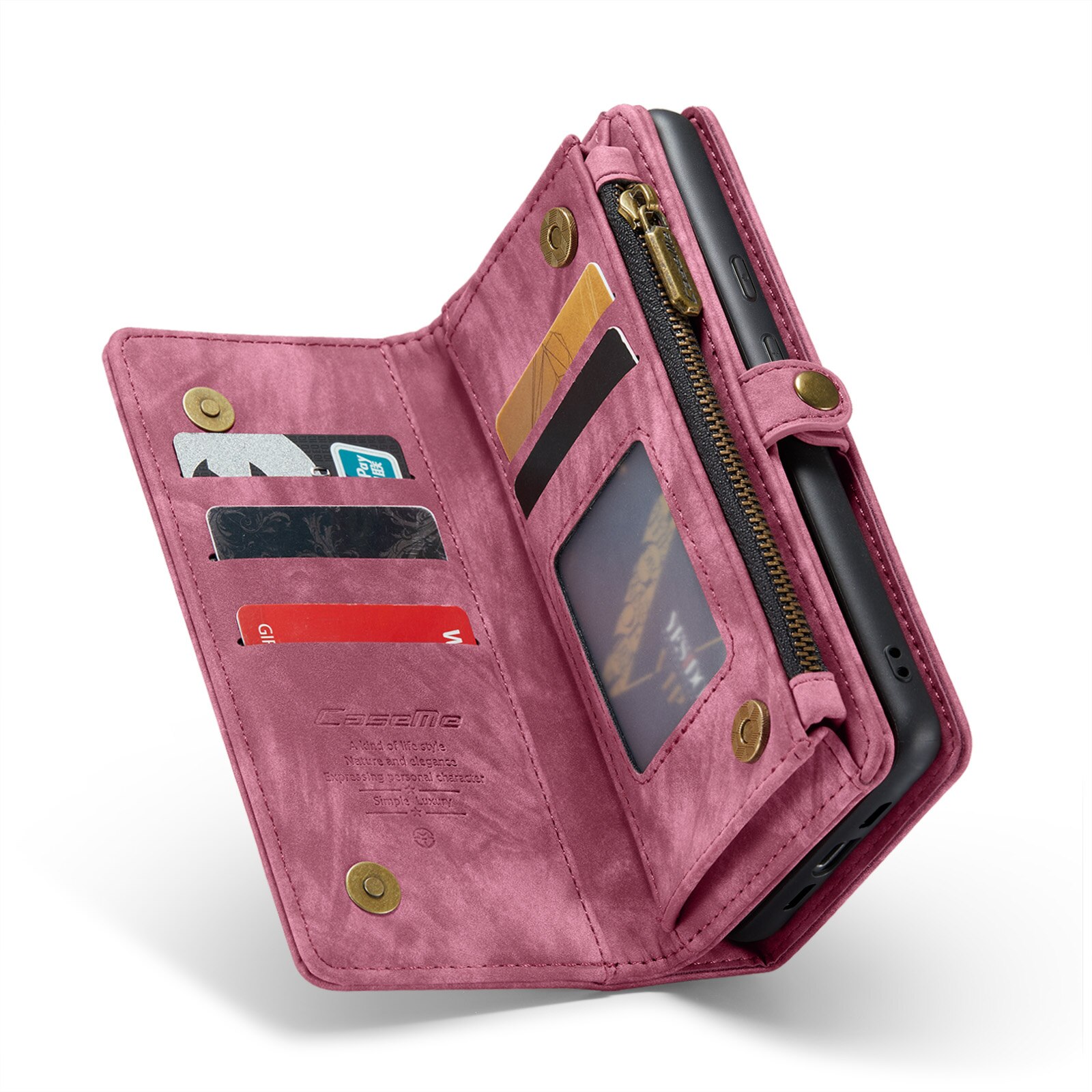 Cartera Multi-Slot Google Pixel 8a Rojo