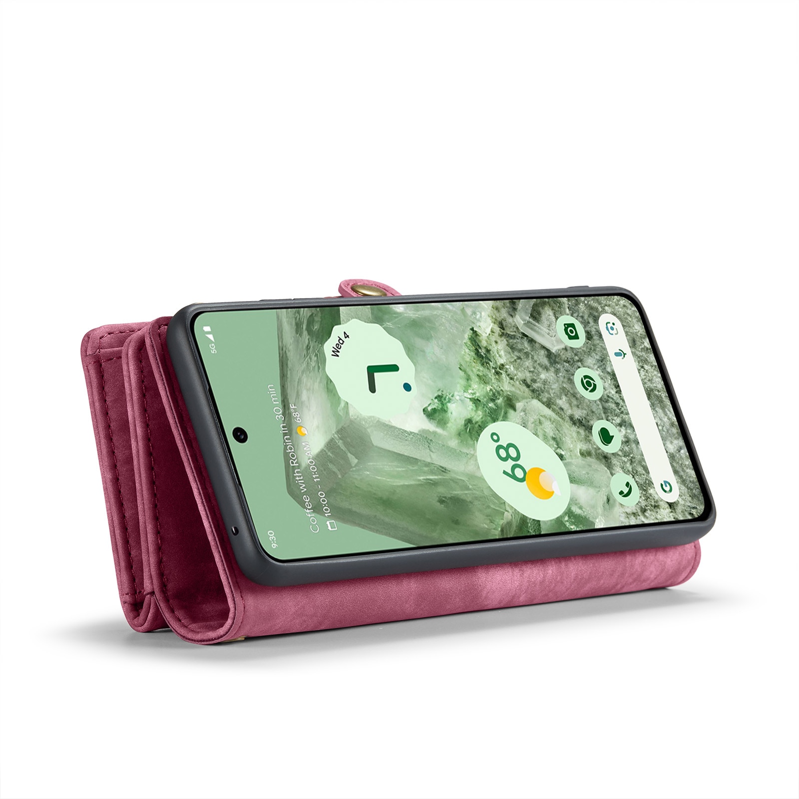 Cartera Multi-Slot Google Pixel 8a Rojo