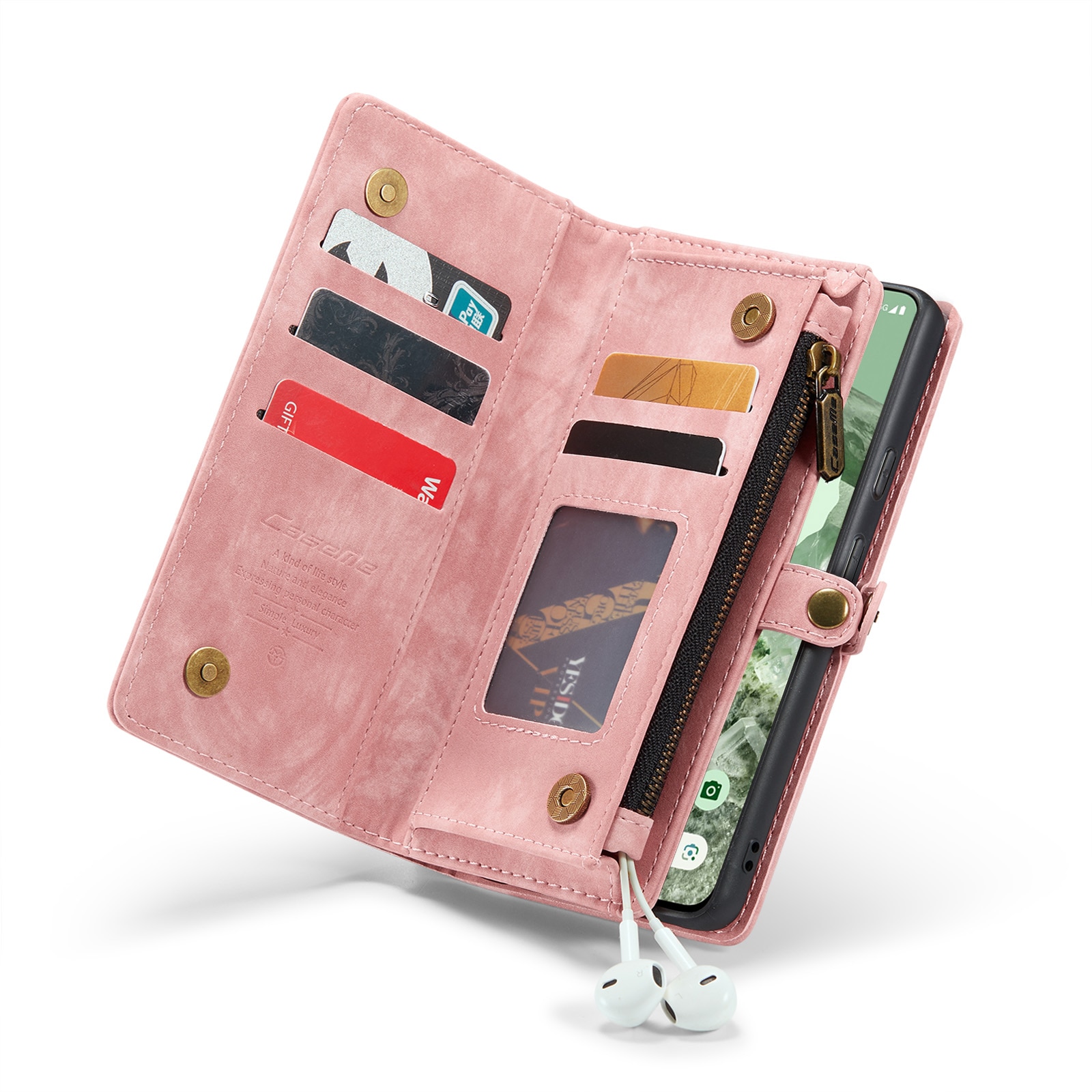 Cartera Multi-Slot Google Pixel 8a Rosa