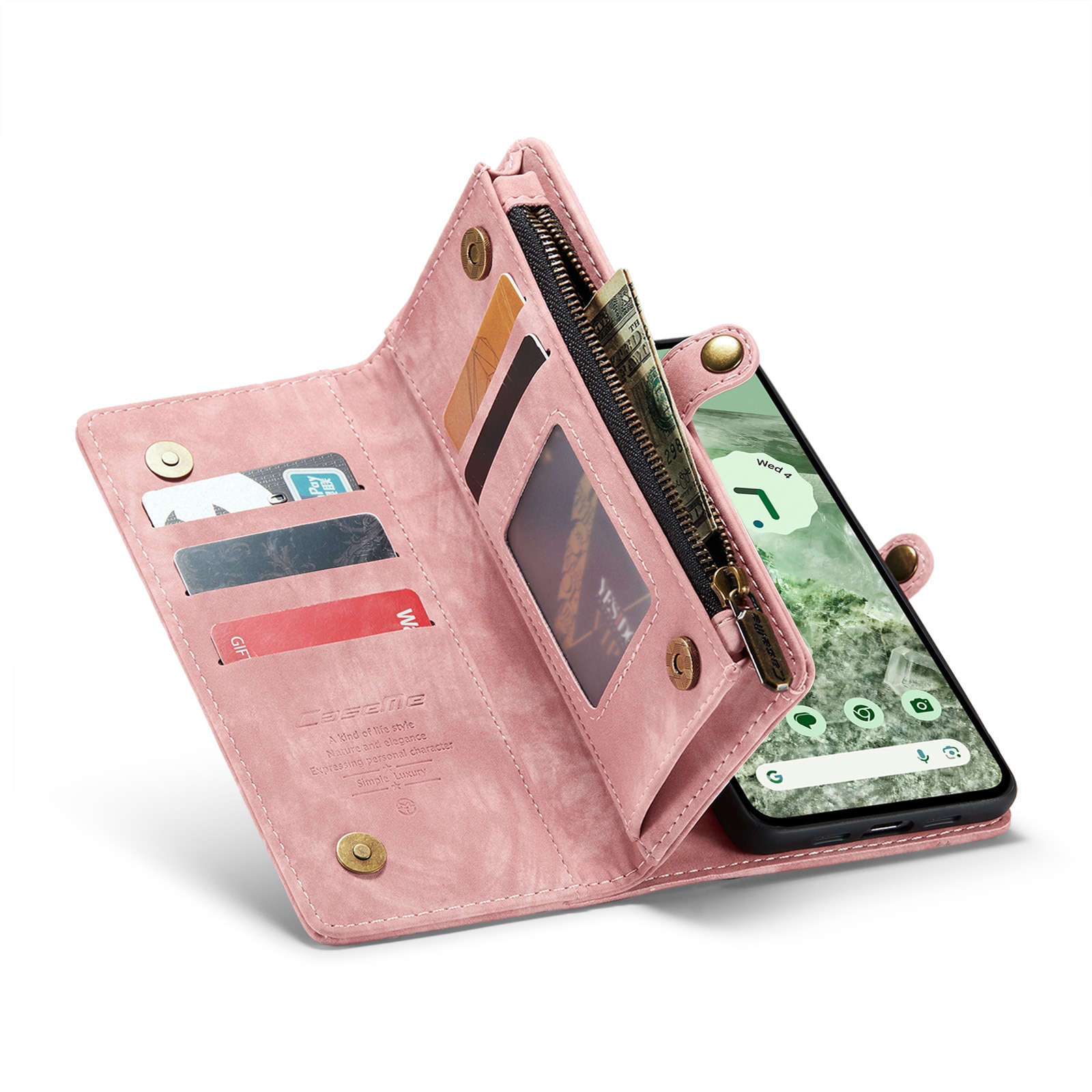 Cartera Multi-Slot Google Pixel 8a Rosa