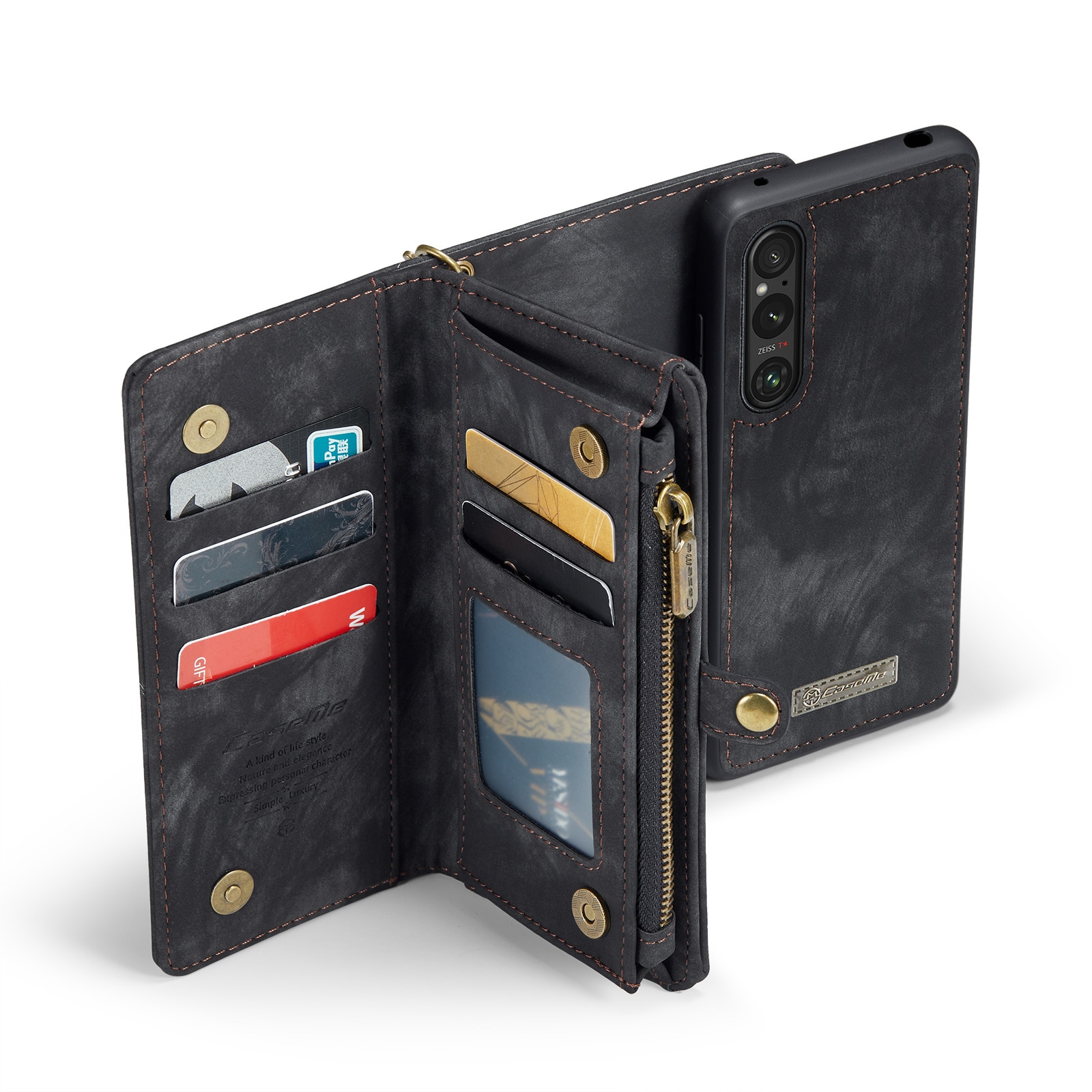 Cartera Multi-Slot Sony Xperia 10 VI Gris