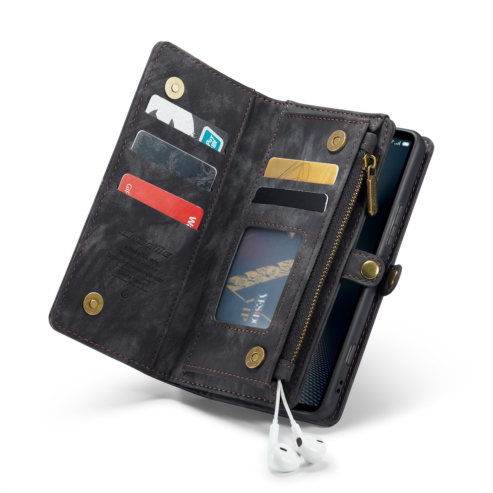 Cartera Multi-Slot Sony Xperia 10 VI Gris