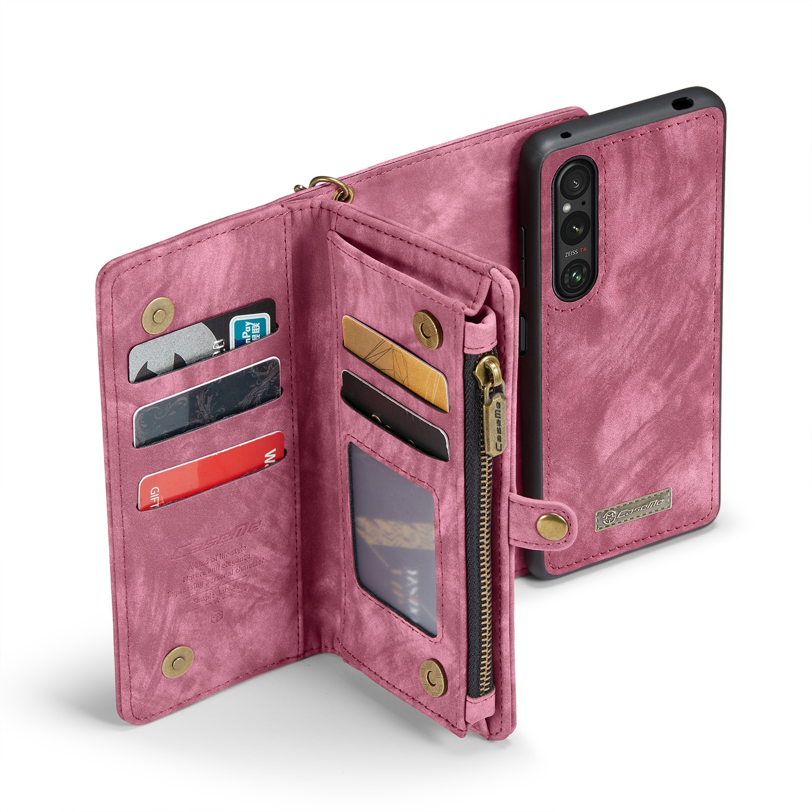 Cartera Multi-Slot Sony Xperia 10 VI Rojo