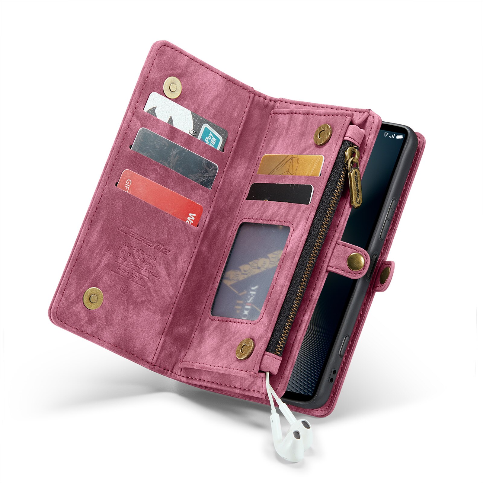Cartera Multi-Slot Sony Xperia 10 VI Rojo