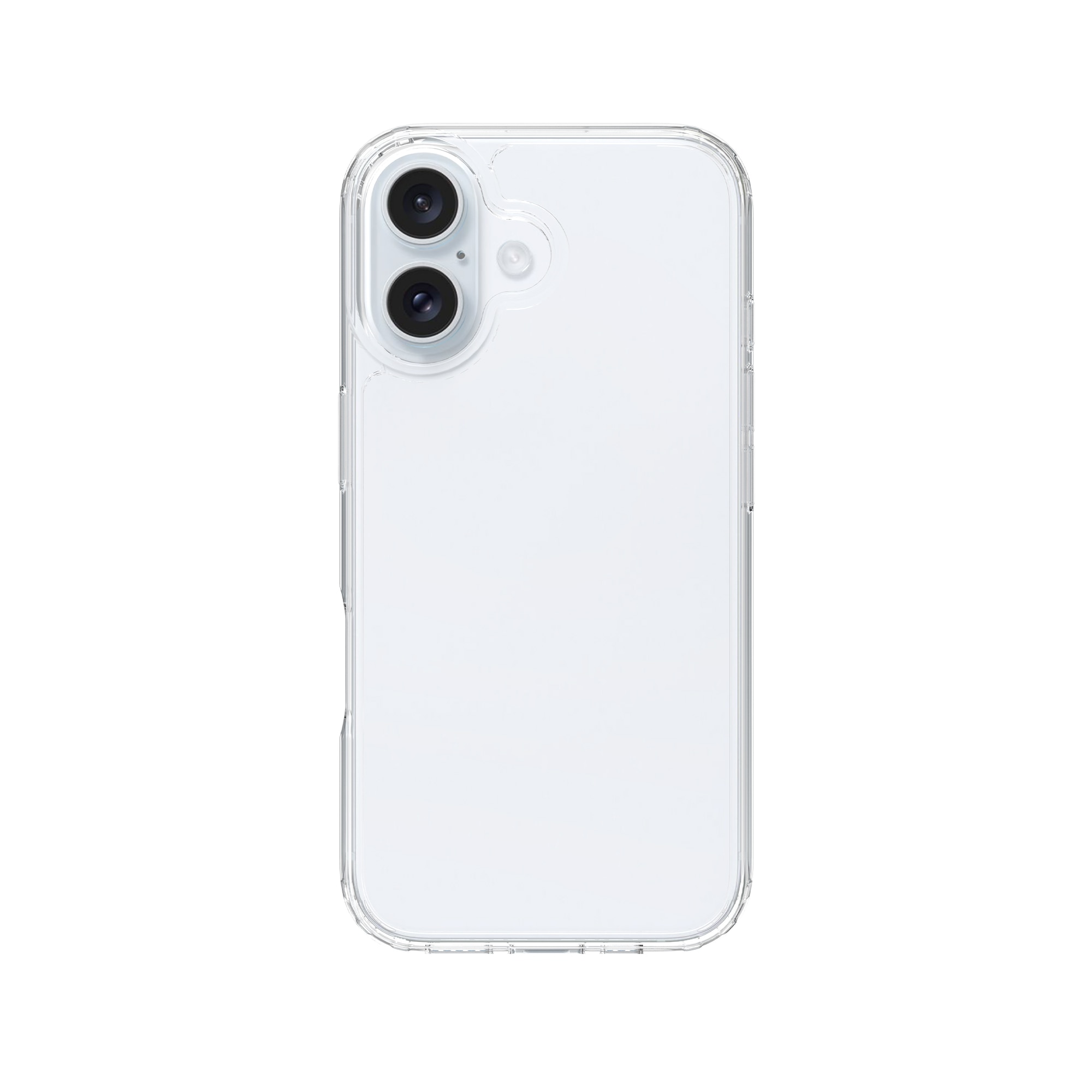 Funda híbrida para iPhone 16 Plus Transparente
