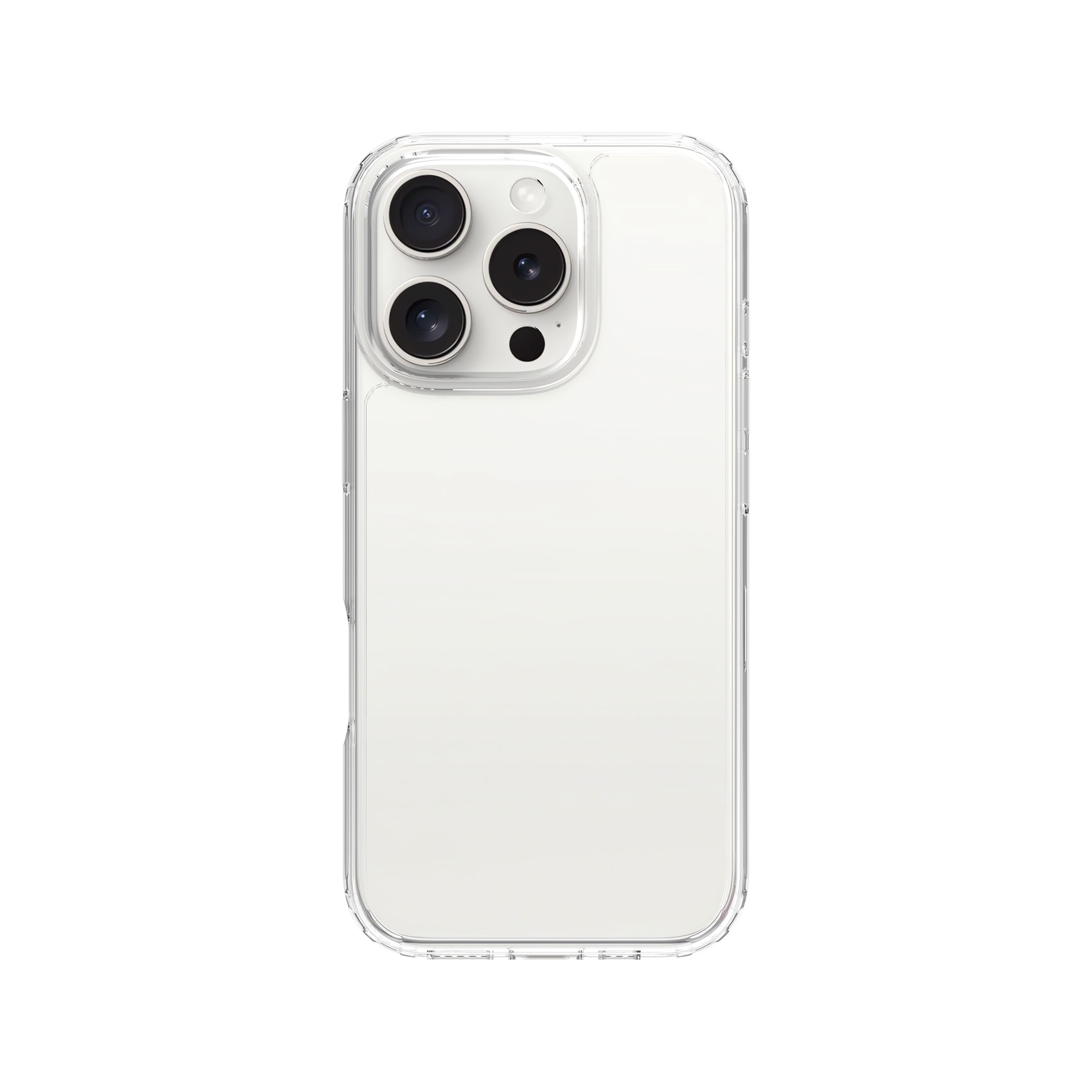 Funda híbrida para iPhone 16 Pro Transparente