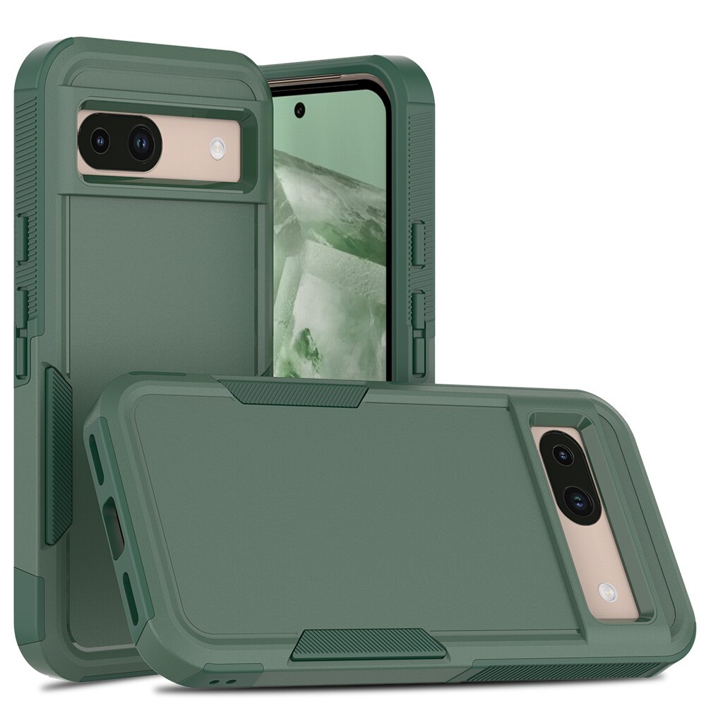 Funda híbrida Off-road Google Pixel 8a, verde