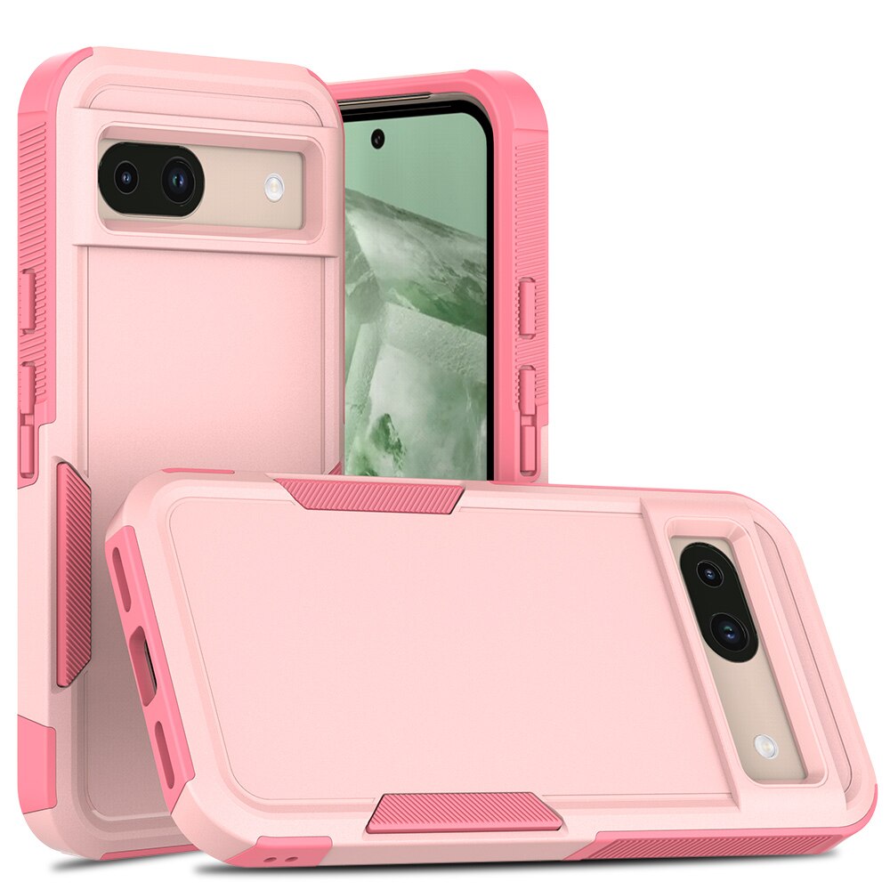 Funda híbrida Off-road Google Pixel 8a, rosado