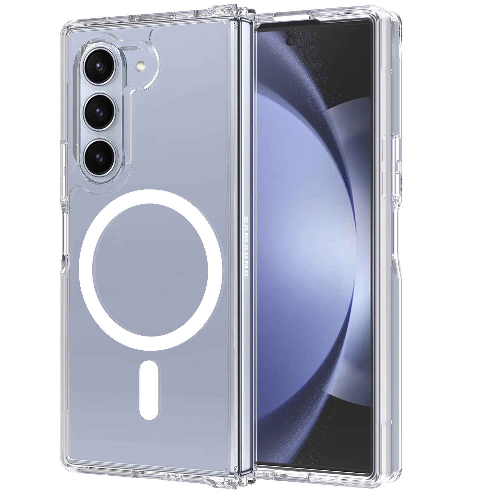Funda híbrida MagSafe Samsung Galaxy Z Fold 6 Transparente