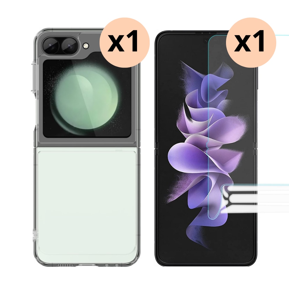 Kit para Samsung Galaxy Z Flip 6: Funda y protector de pantalla