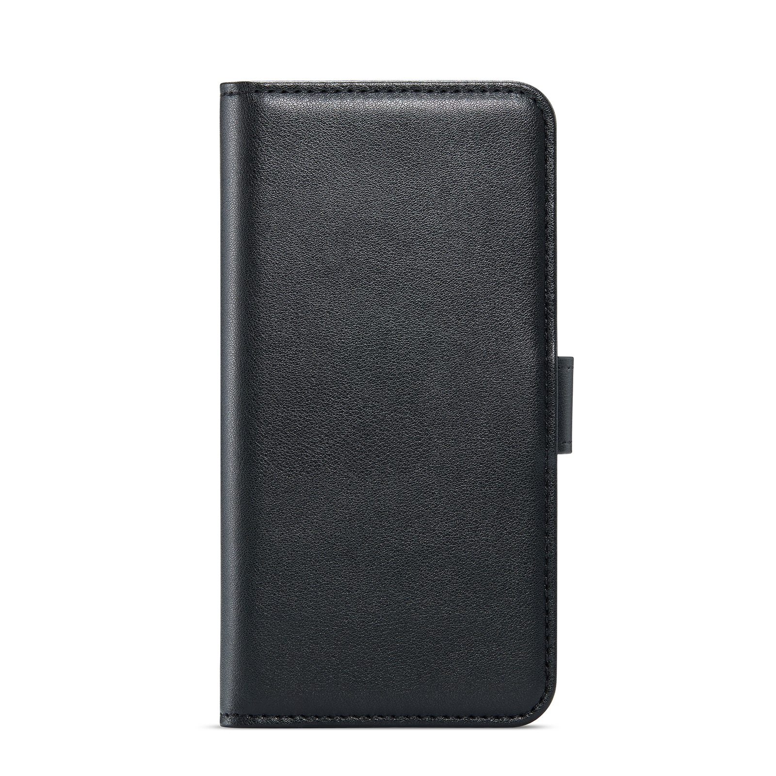 Funda de cuero genuino iPhone 16 Pro, Negro
