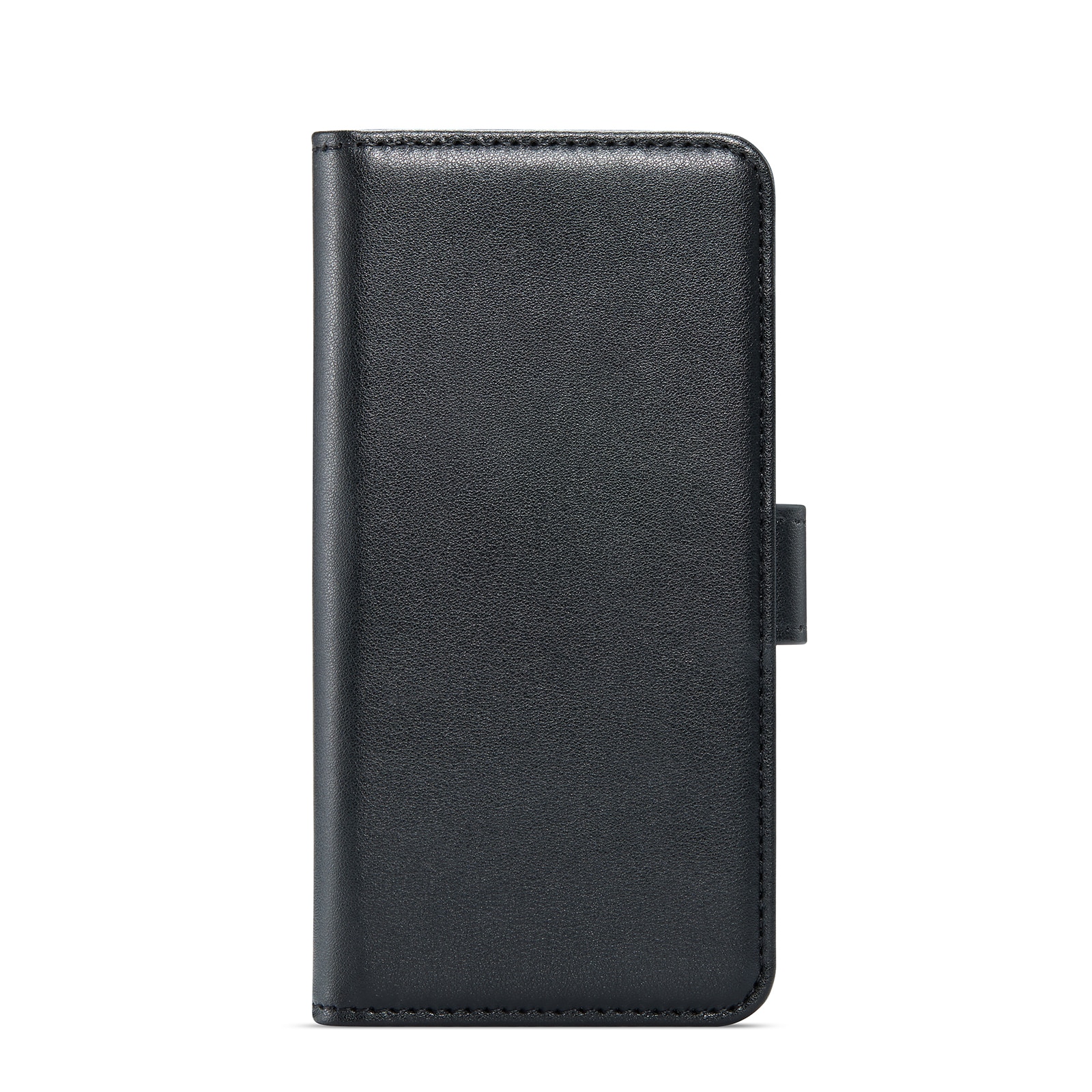 Funda de cuero genuino iPhone 16 Plus, Negro