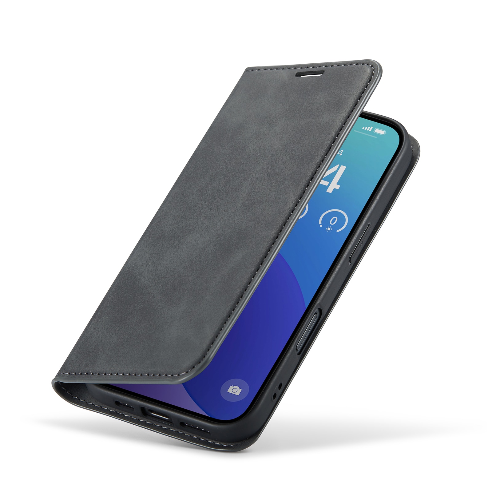 Funda delgada cartera iPhone 16 Pro Negro