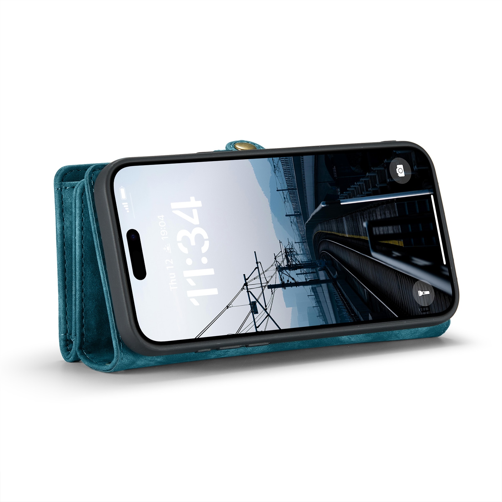 Cartera Multi-Slot iPhone 16 Plus Azul
