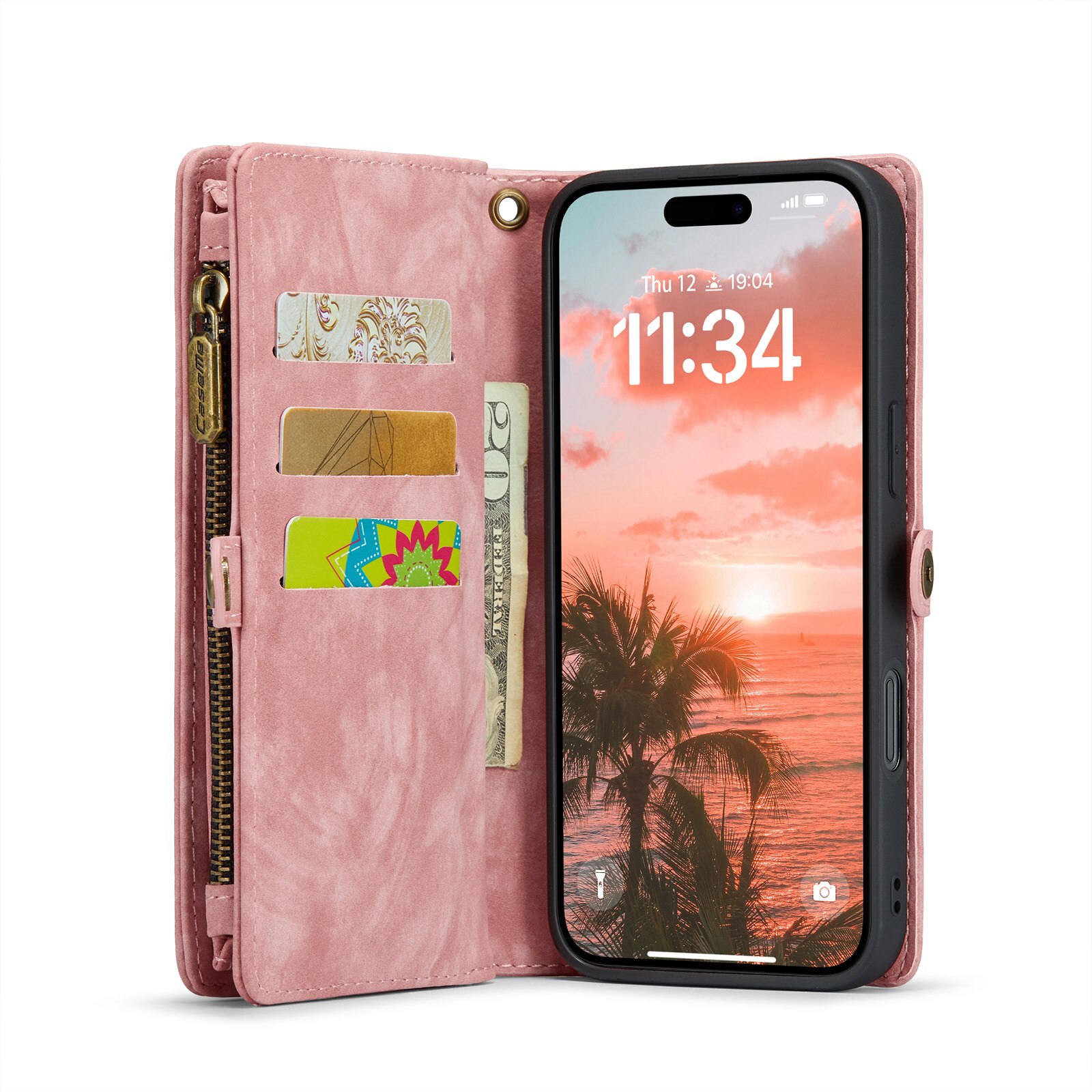 Cartera Multi-Slot iPhone 16 Rosa