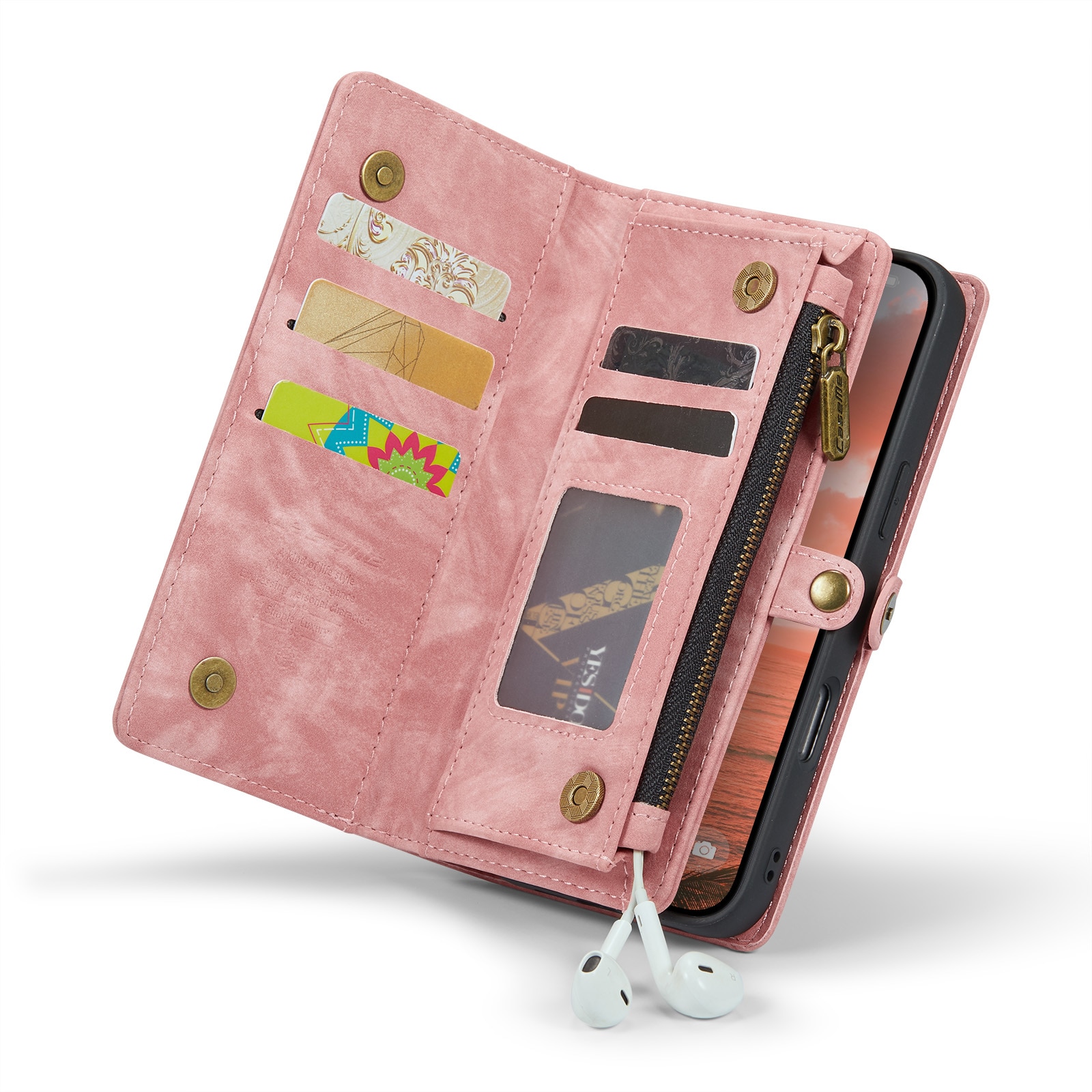 Cartera Multi-Slot iPhone 16 Rosa