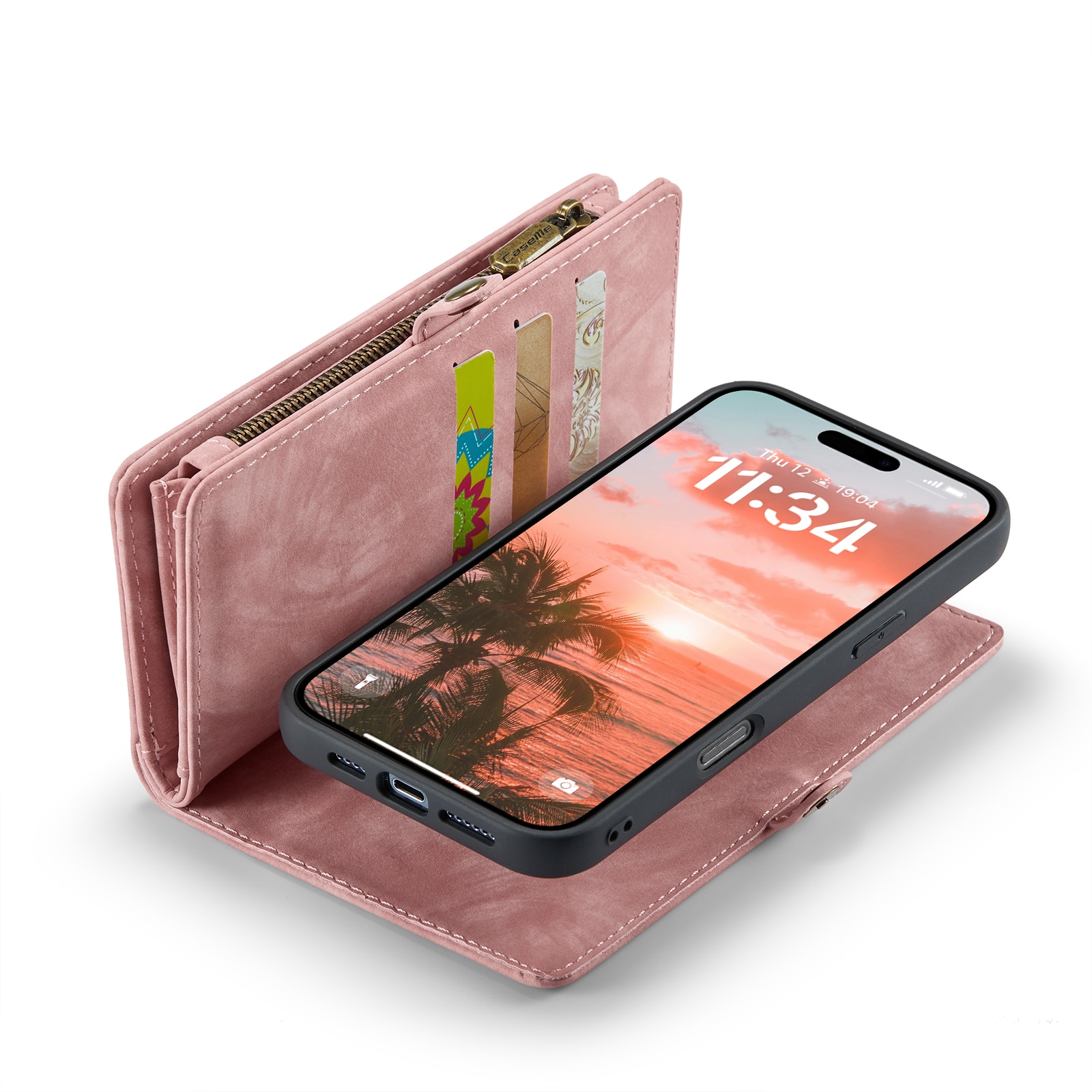 Cartera Multi-Slot iPhone 16 Rosa