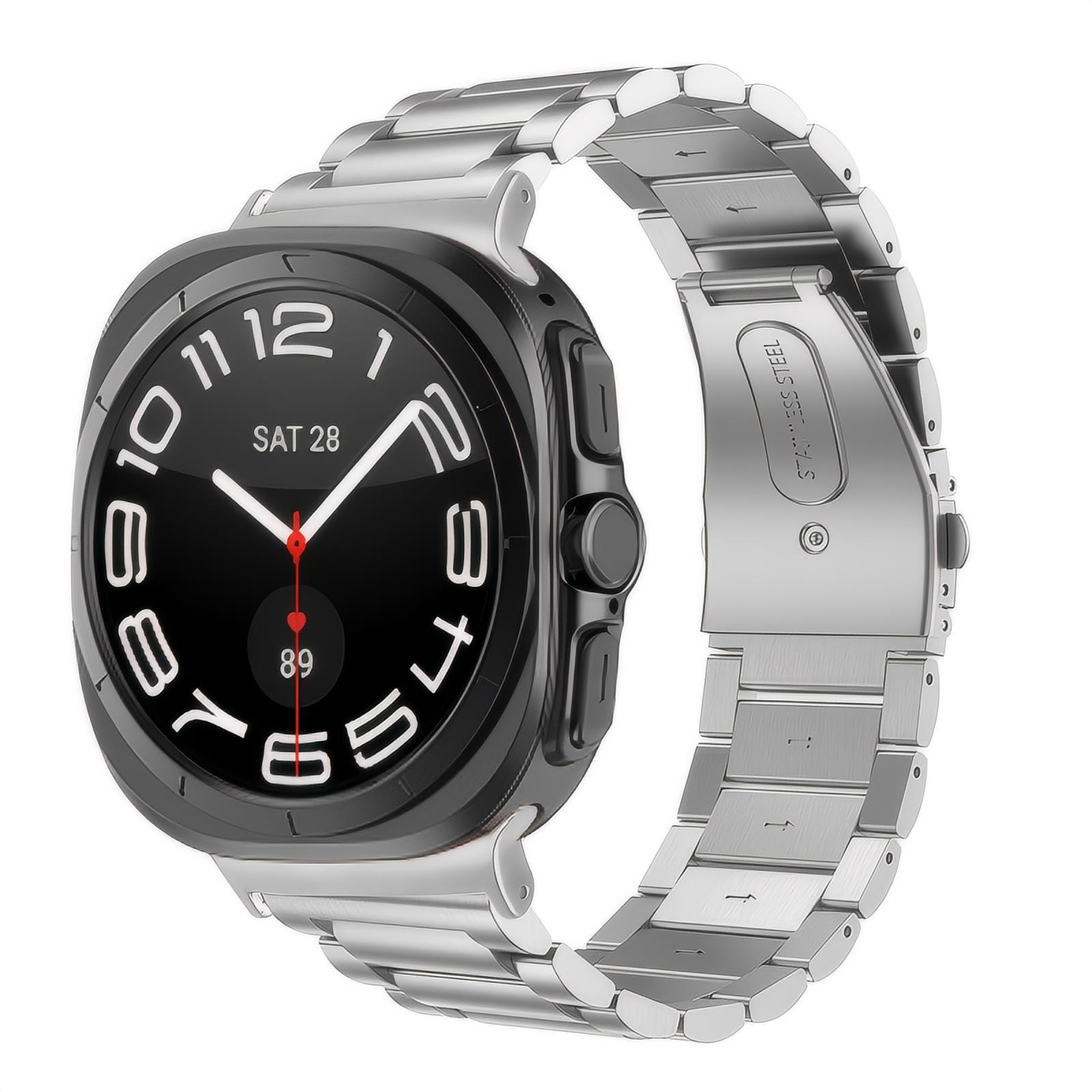 Correa de titanio Samsung Galaxy Watch Ultra 47mm Plata