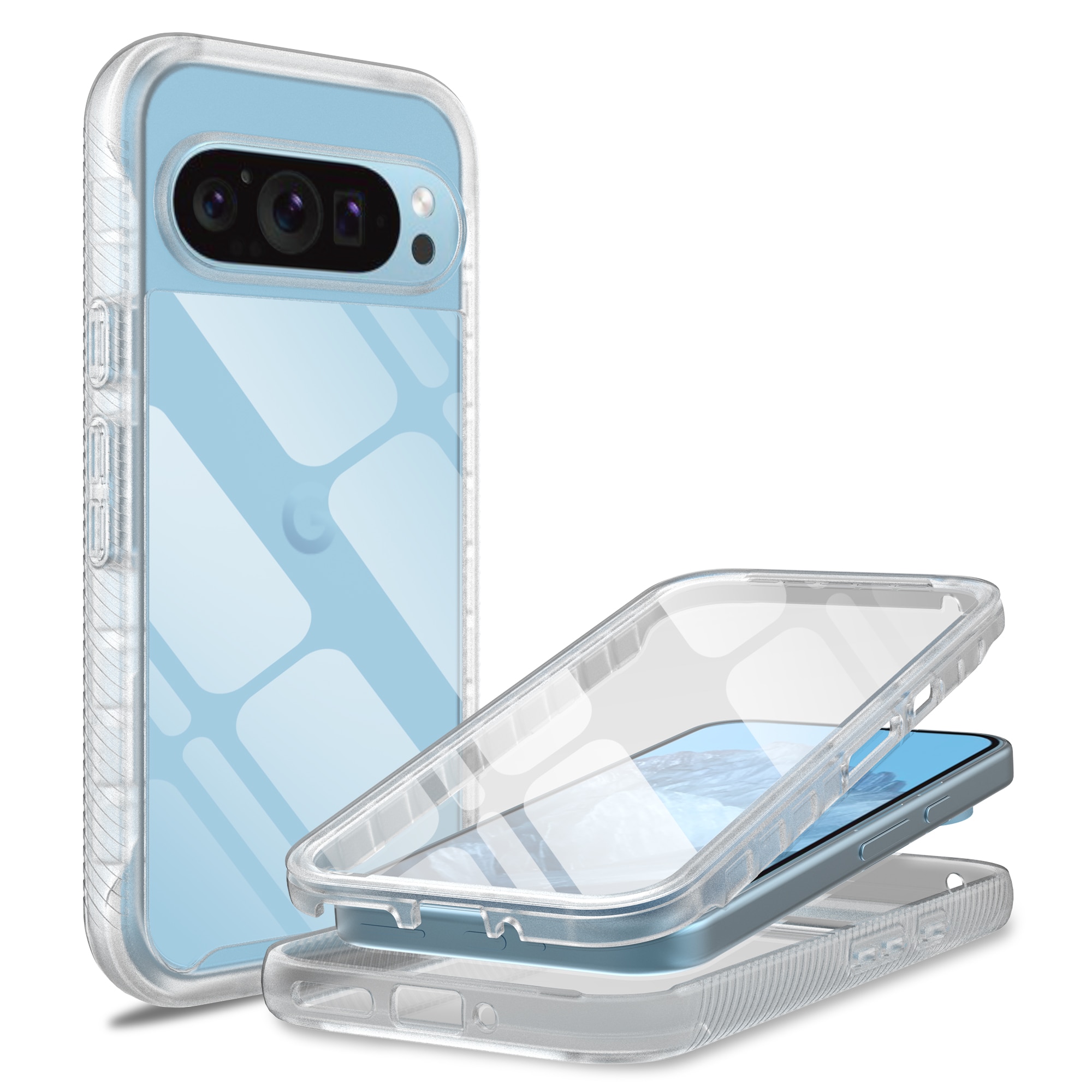 Funda Full Protection Google Pixel 9 Transparente