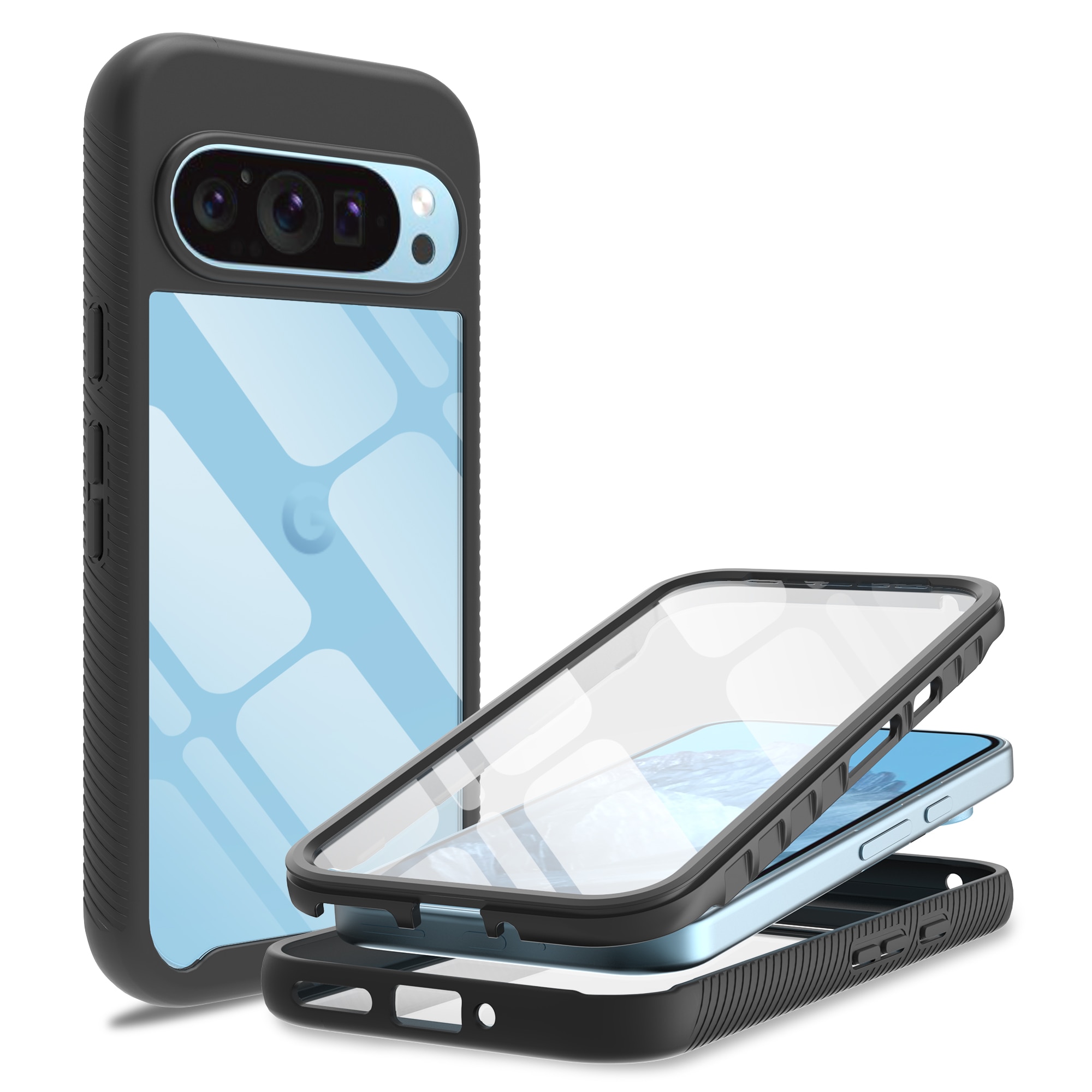 Funda Full Protection Google Pixel 9 Negro