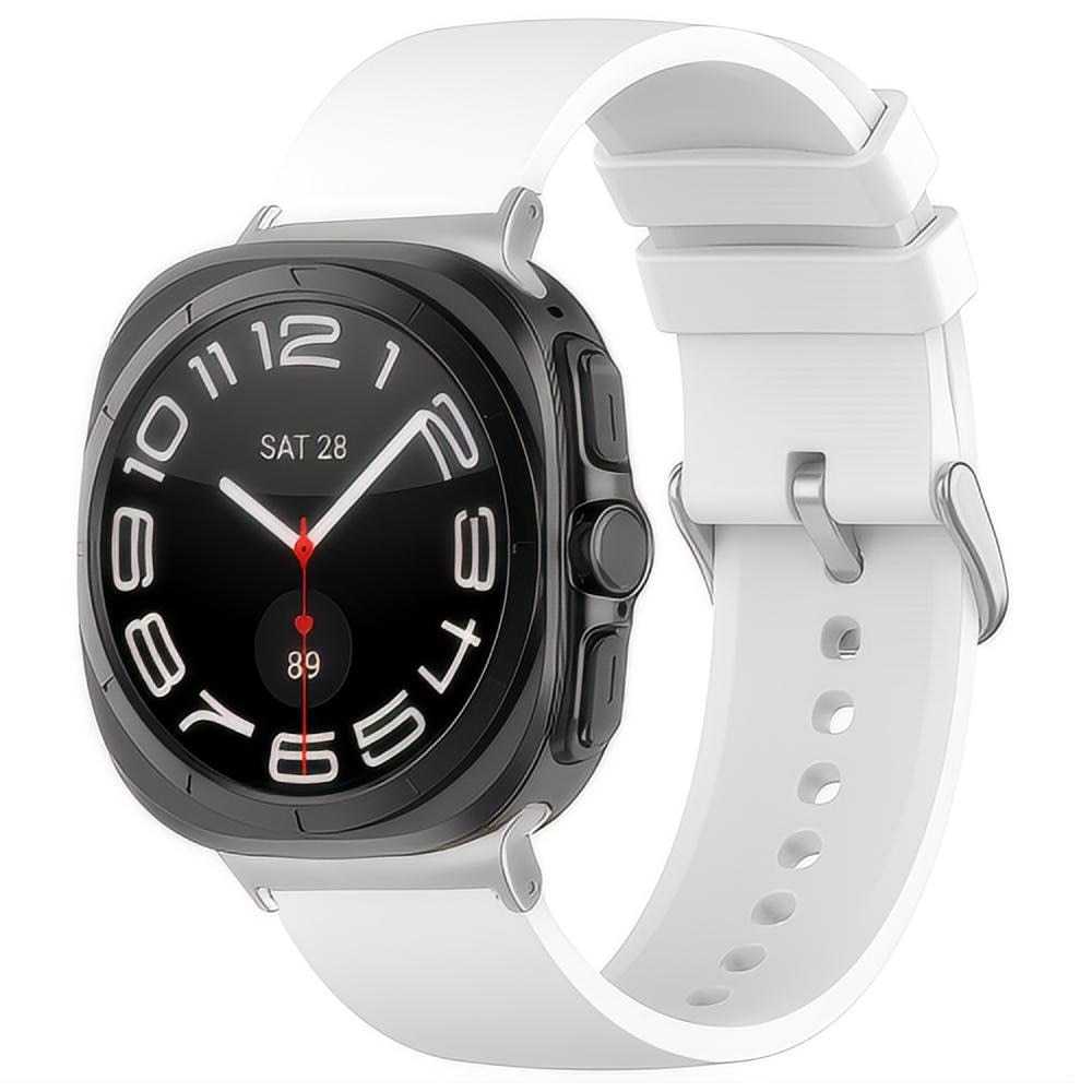 Correa de silicona para Samsung Galaxy Watch Ultra 47mm, Blance
