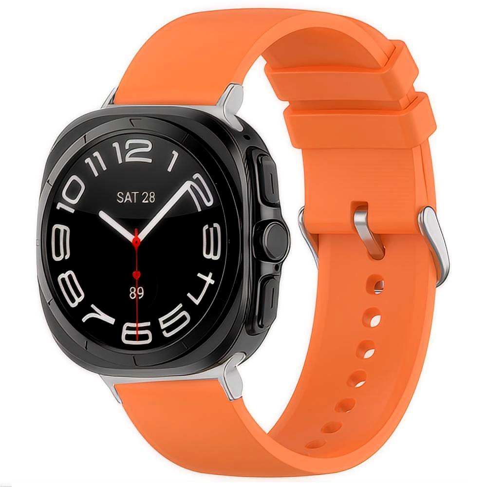 Correa de silicona para Samsung Galaxy Watch Ultra 47mm, Naranja