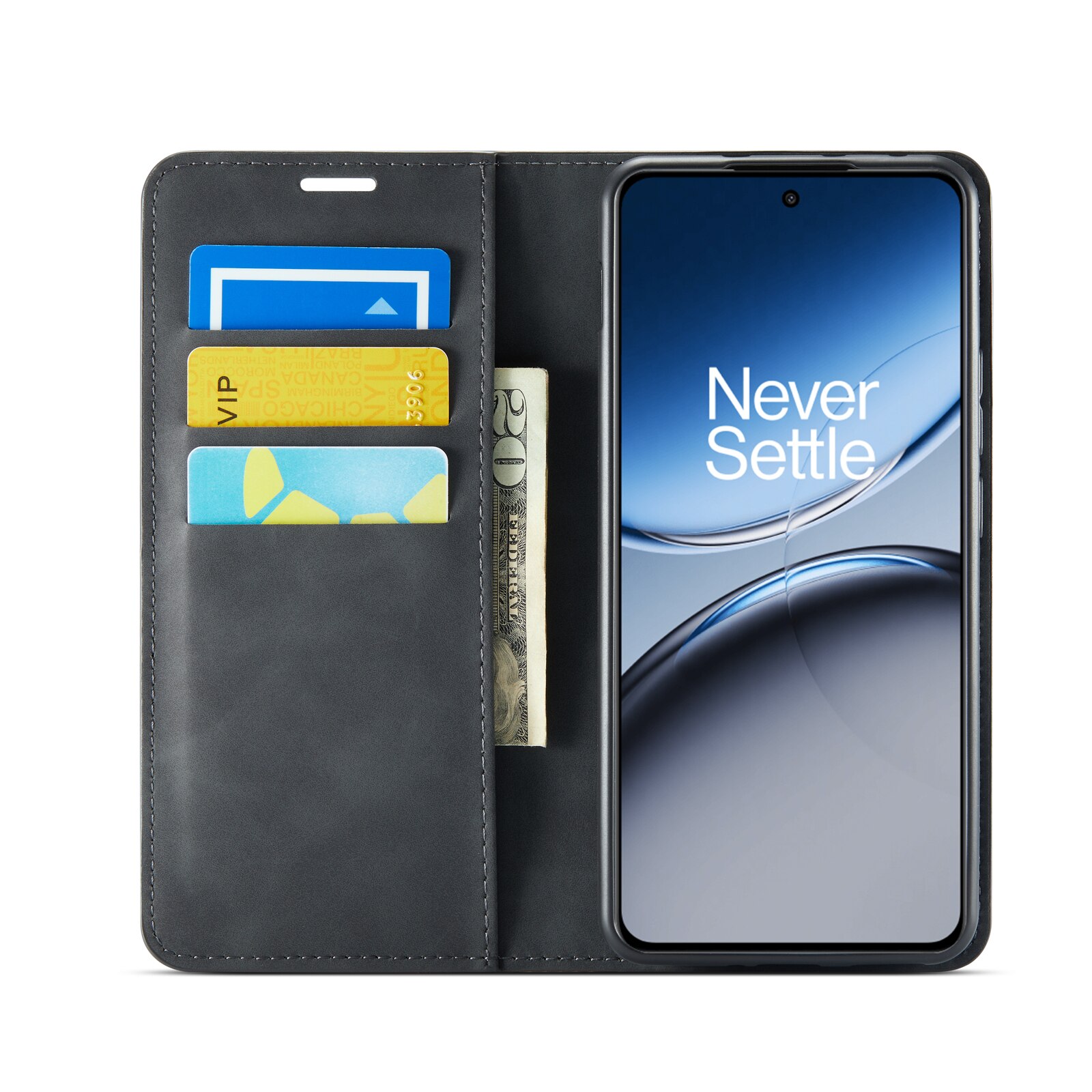 Funda delgada cartera  OnePlus Nord 4 Negro
