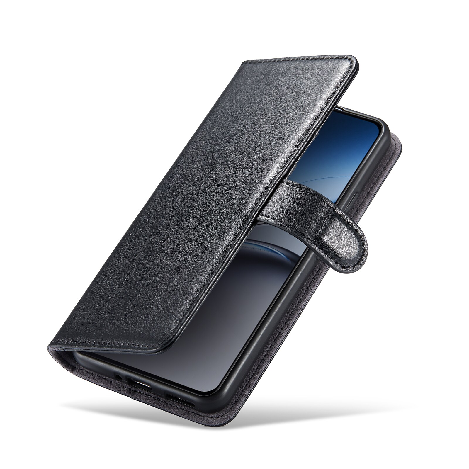 Funda de cuero genuino  OnePlus Nord 4, Negro