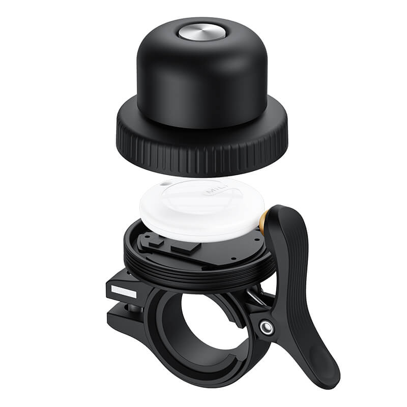 Mibell Timbre Antipérdida para Bicicleta, negro