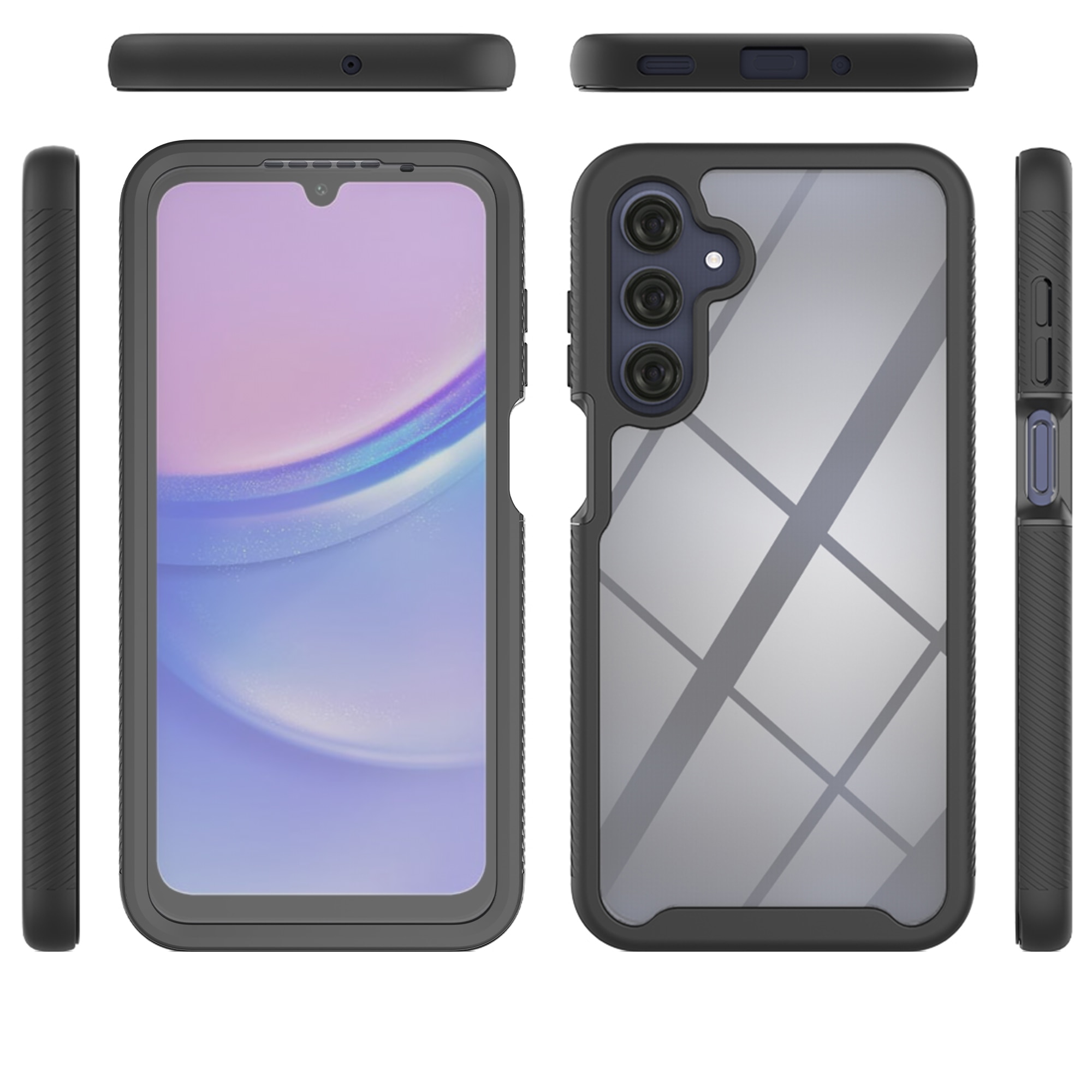 Funda Full Protection Samsung Galaxy A16 Negro