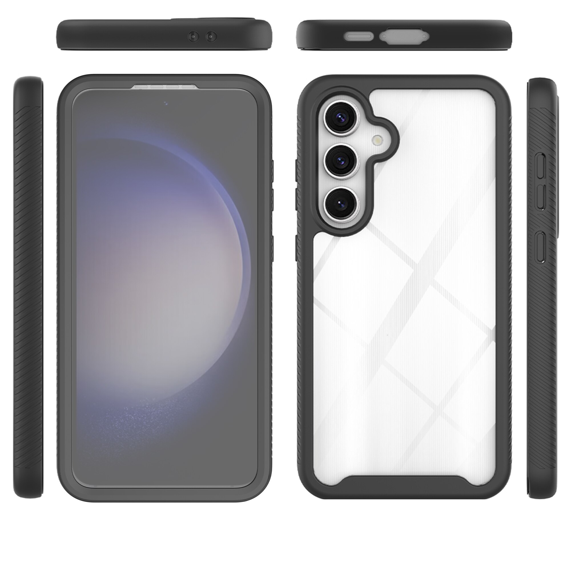 Funda Full Protection Samsung Galaxy S25 Plus Negro