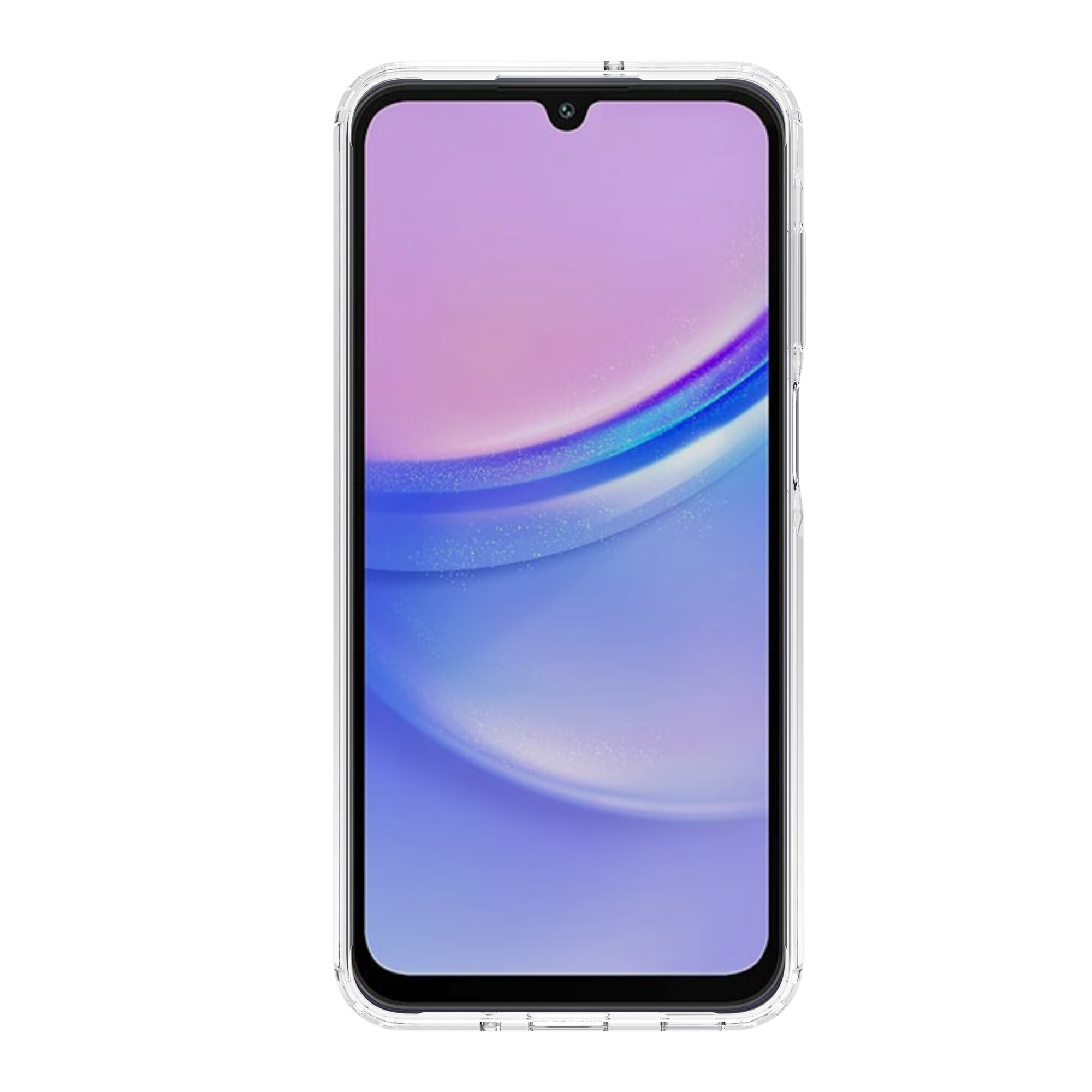 Funda híbrida para Samsung Galaxy A16 Transparente
